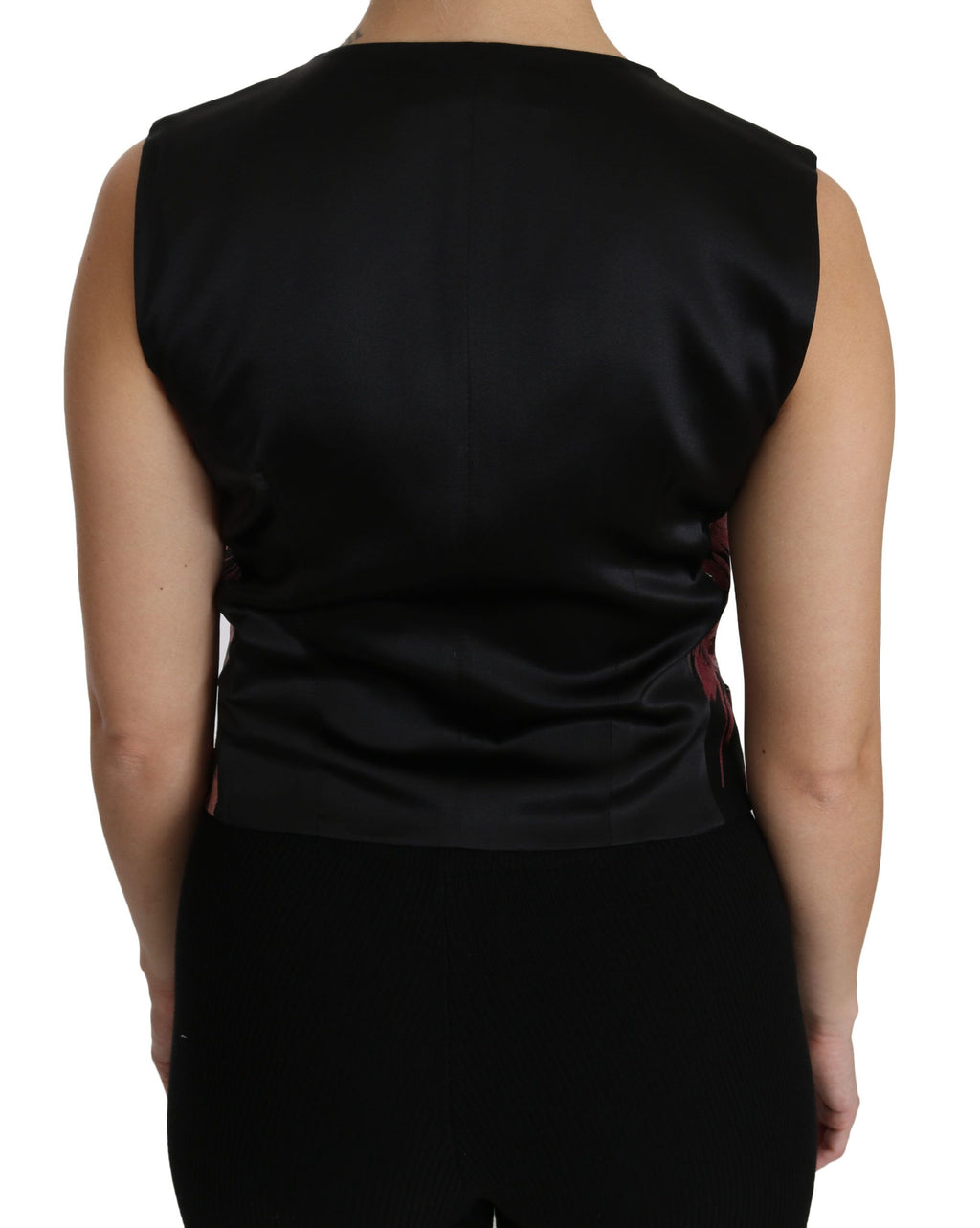 Dolce & Gabbana Black Waistcoats for Women side view