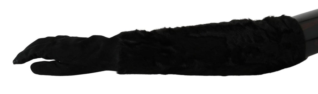 Dolce & Gabbana Black Gloves for Women alternate view