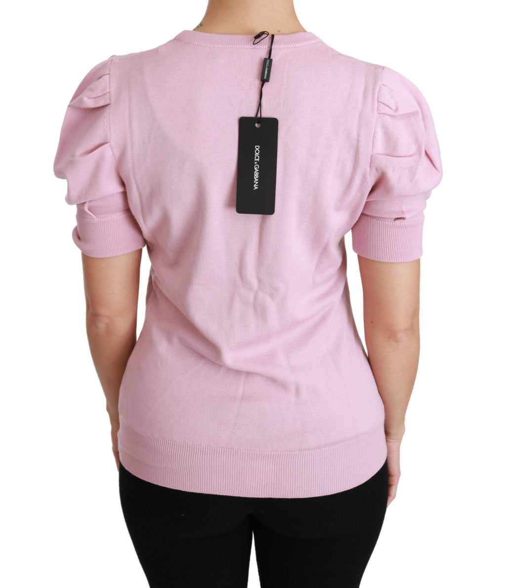 Dolce & Gabbana Pink T-Shirt for Women side view
