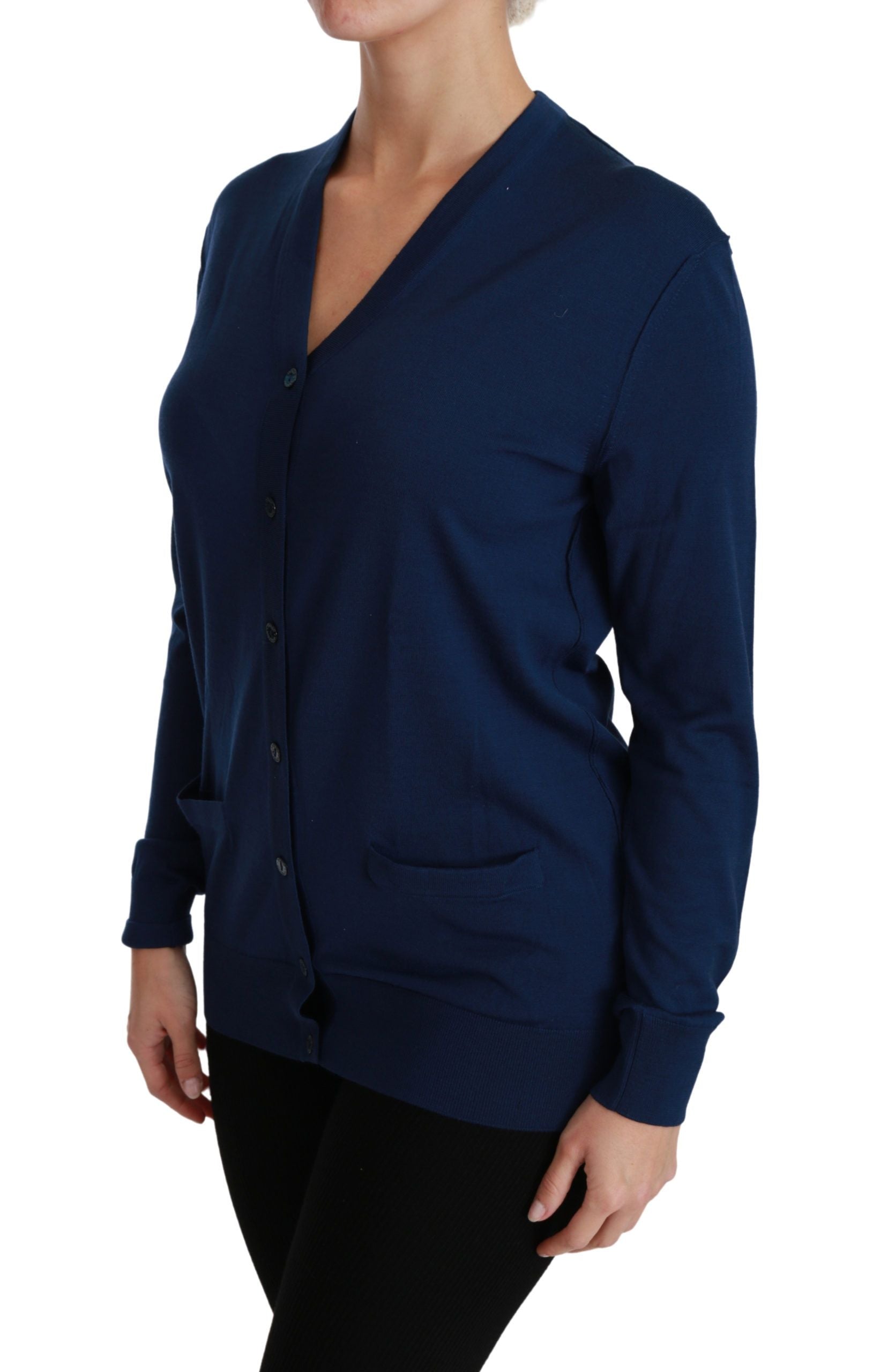 Dolce & Gabbana Blue Cardigan for Women detail view