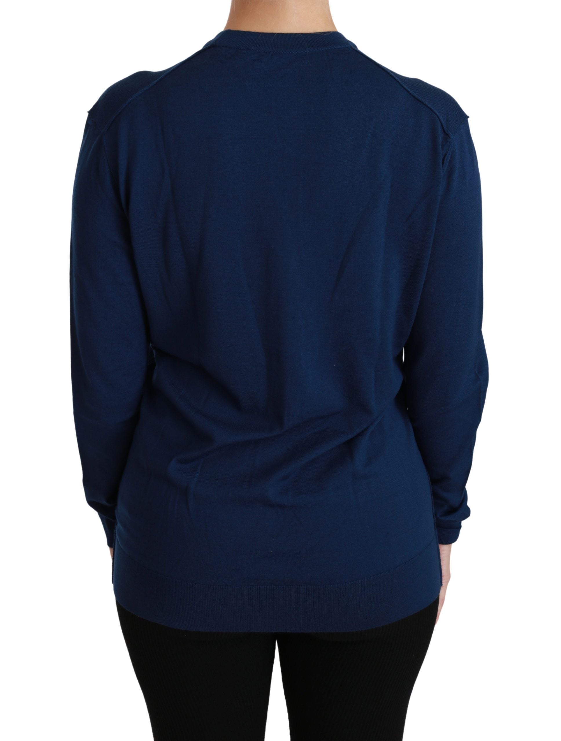 Dolce & Gabbana Blue Cardigan for Women side view