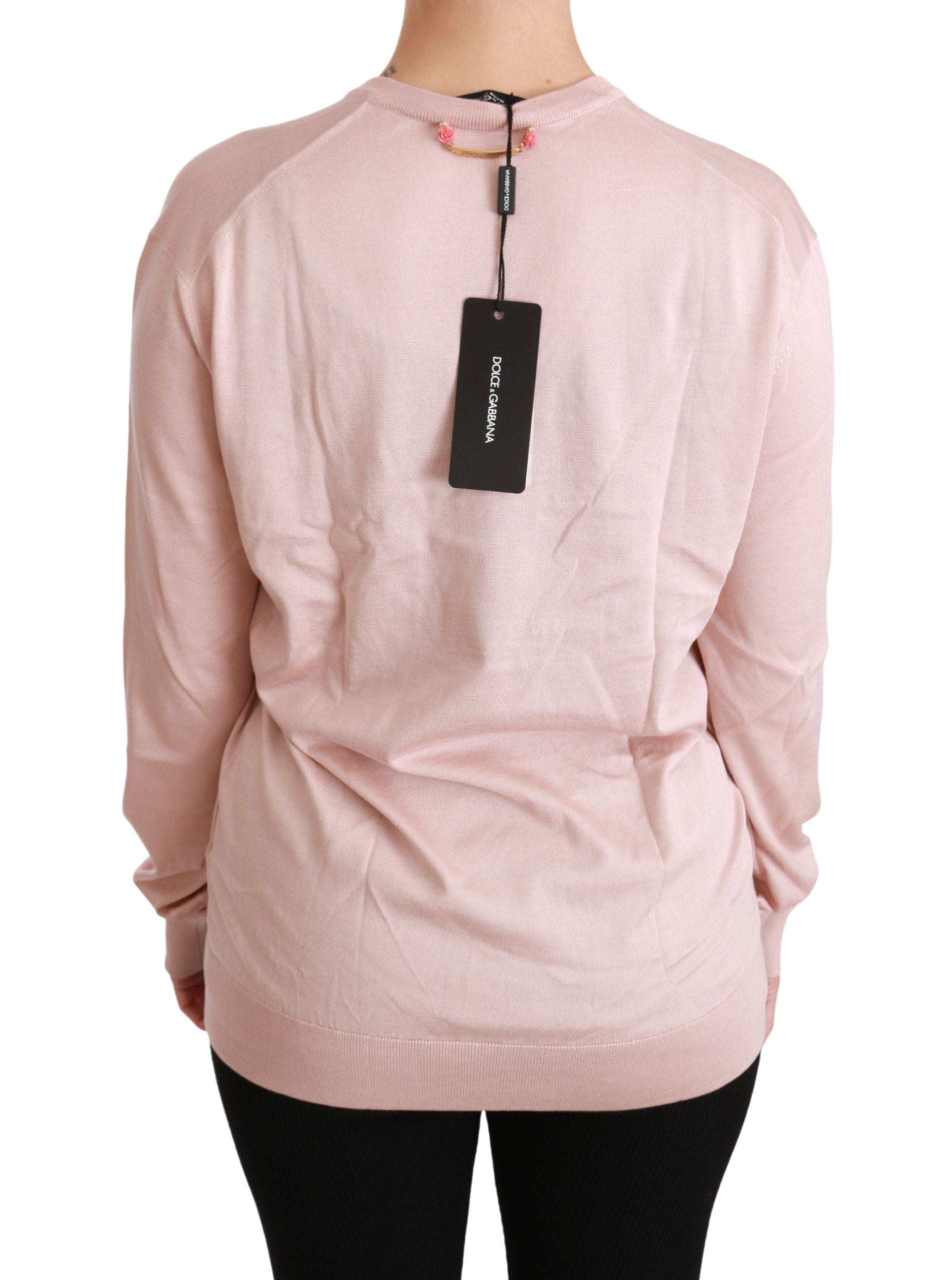 Dolce & Gabbana Pink Sweatshirt for Women side view