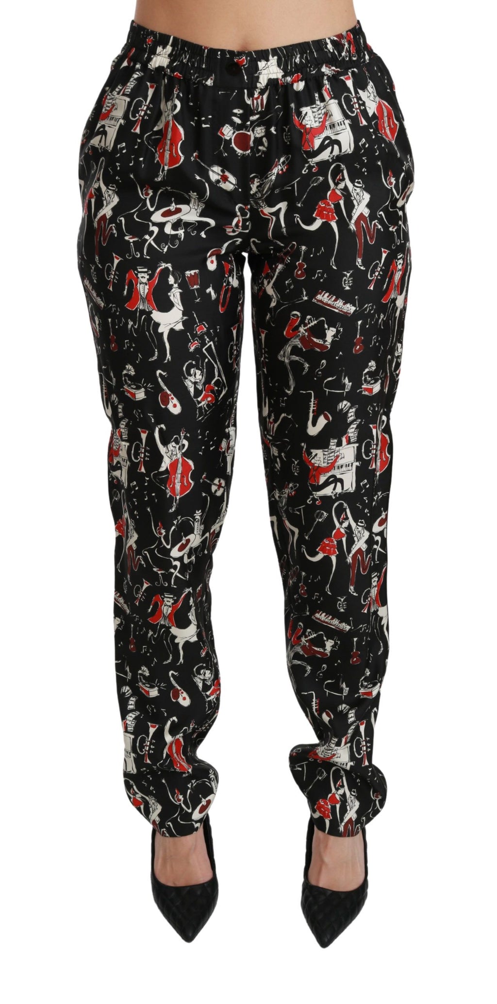 Dolce & Gabbana Black Casual Pants for Women