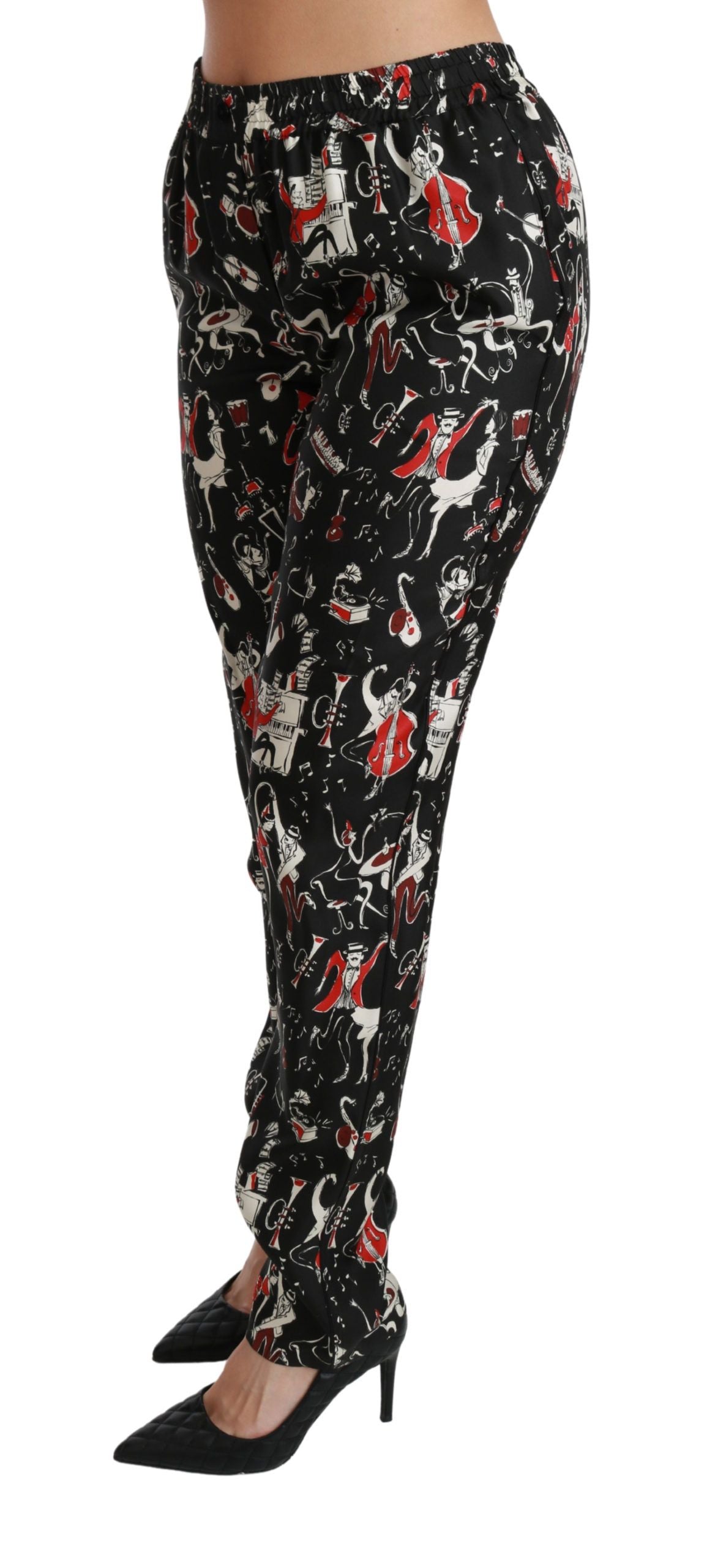 Dolce & Gabbana Black Casual Pants for Women side view