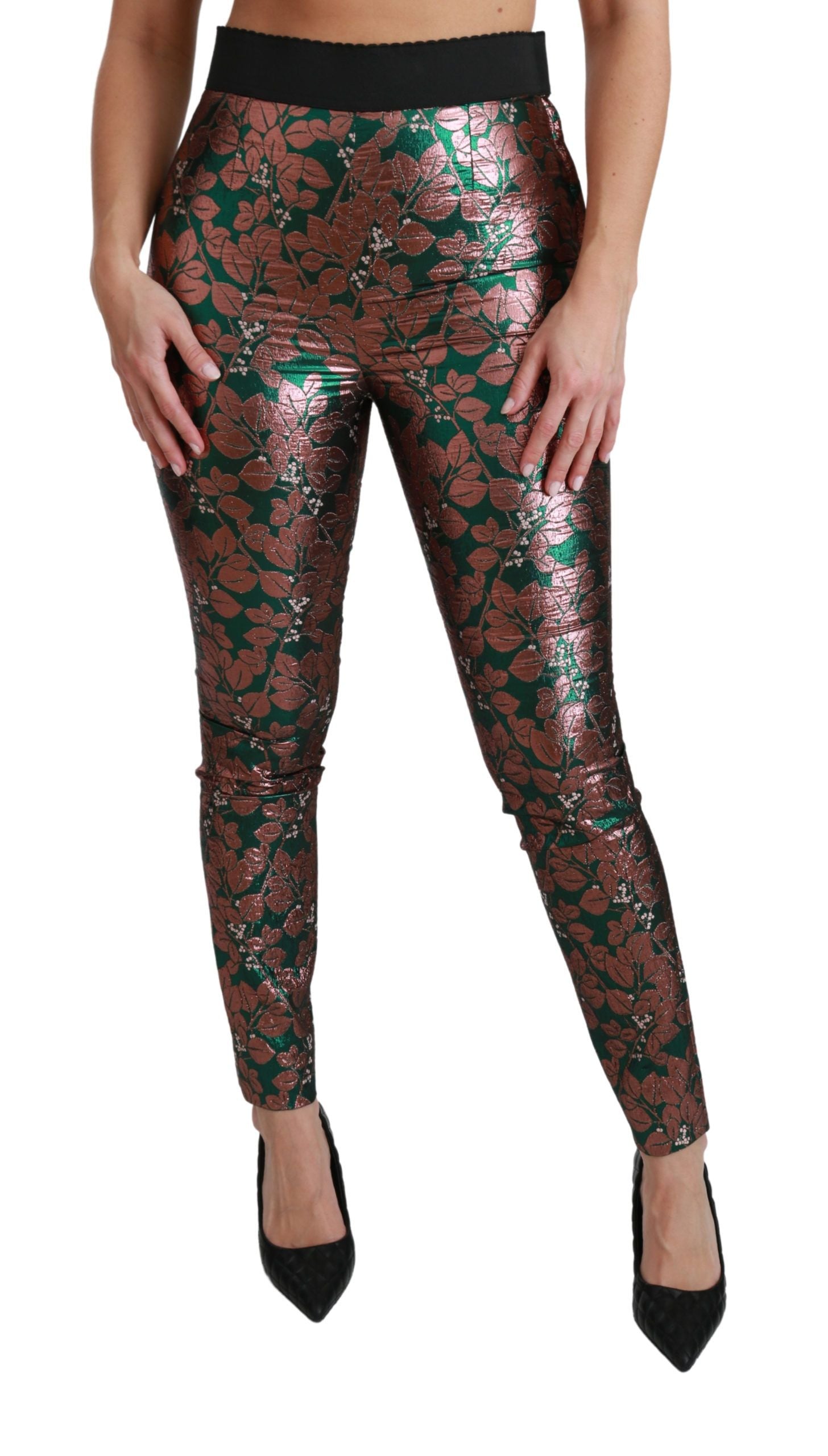 Dolce & Gabbana Green Skinny Pants for Women alternate view