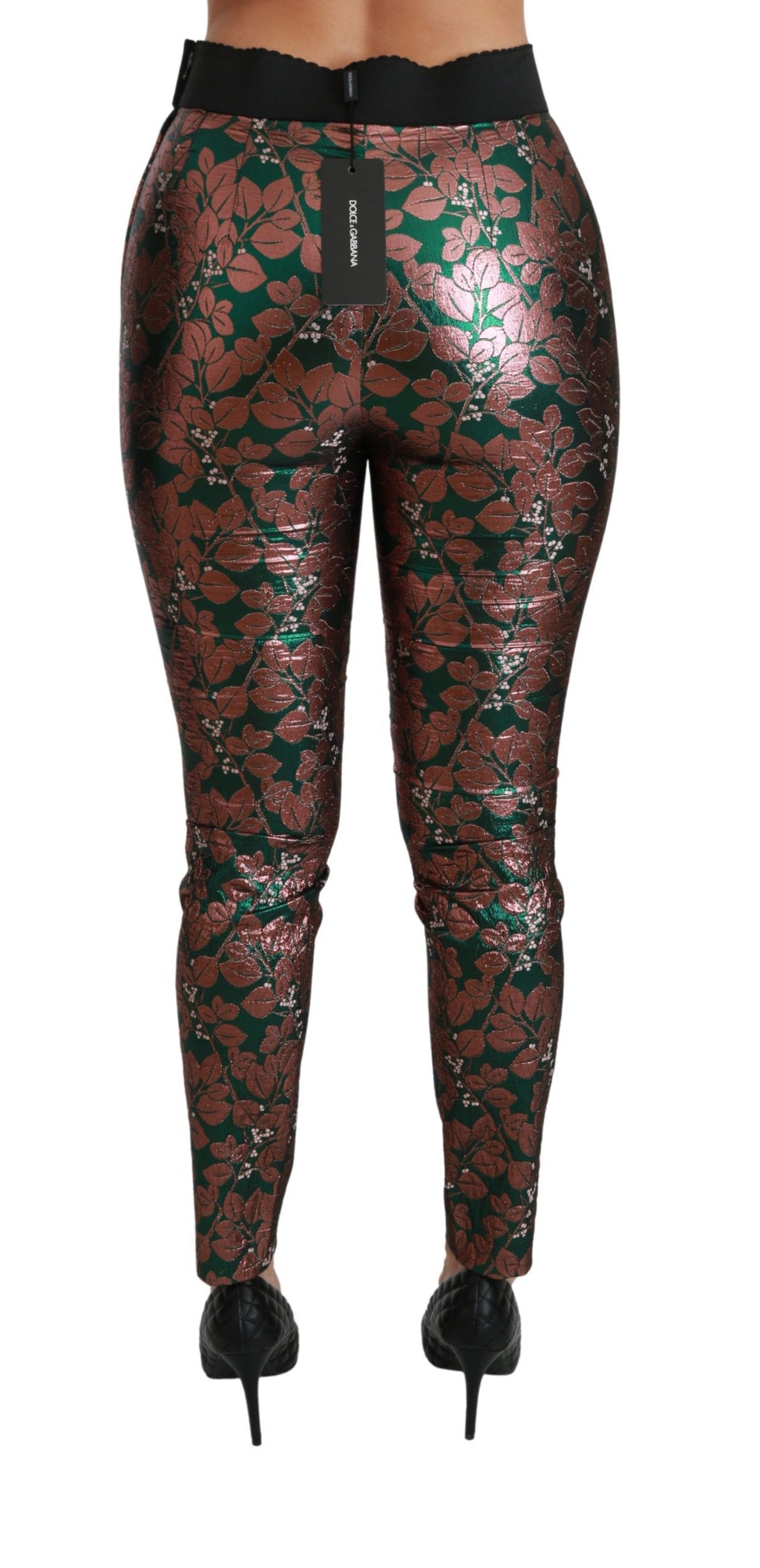 Dolce & Gabbana Green Skinny Pants for Women additional view