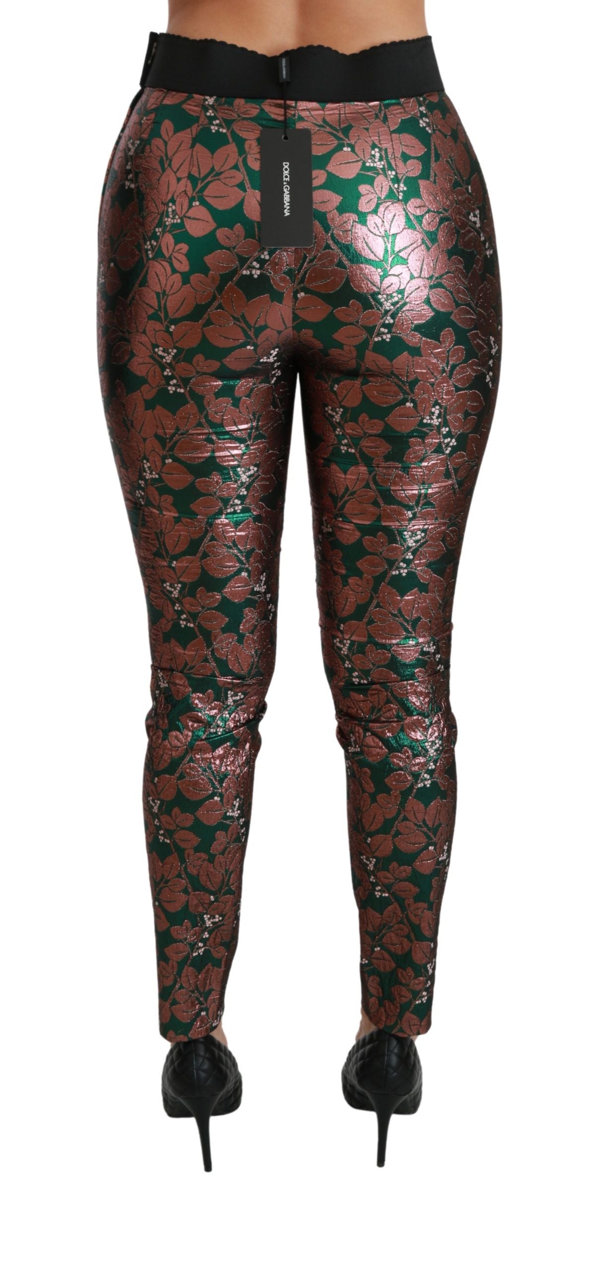 Dolce & Gabbana Green Skinny Pants for Women additional view