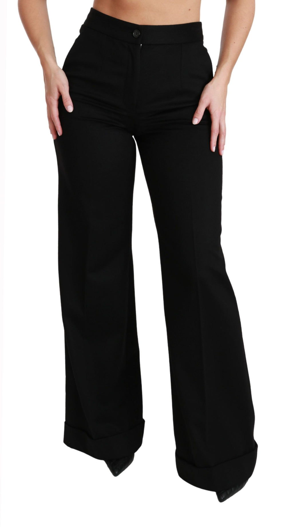 Dolce & Gabbana Black Flared Pants for Women alternate view
