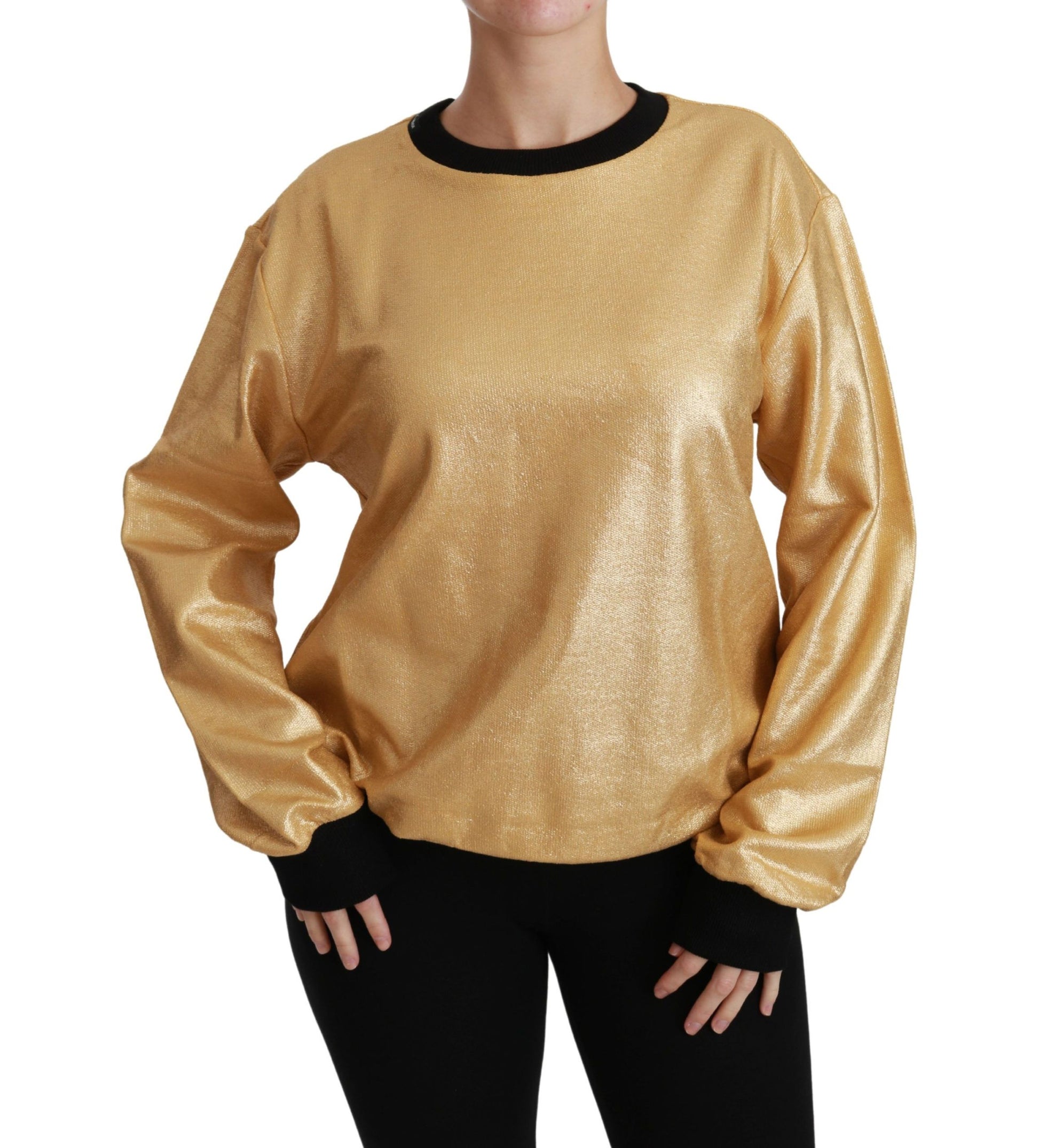 Dolce & Gabbana Gold Sweatshirt for Women additional view