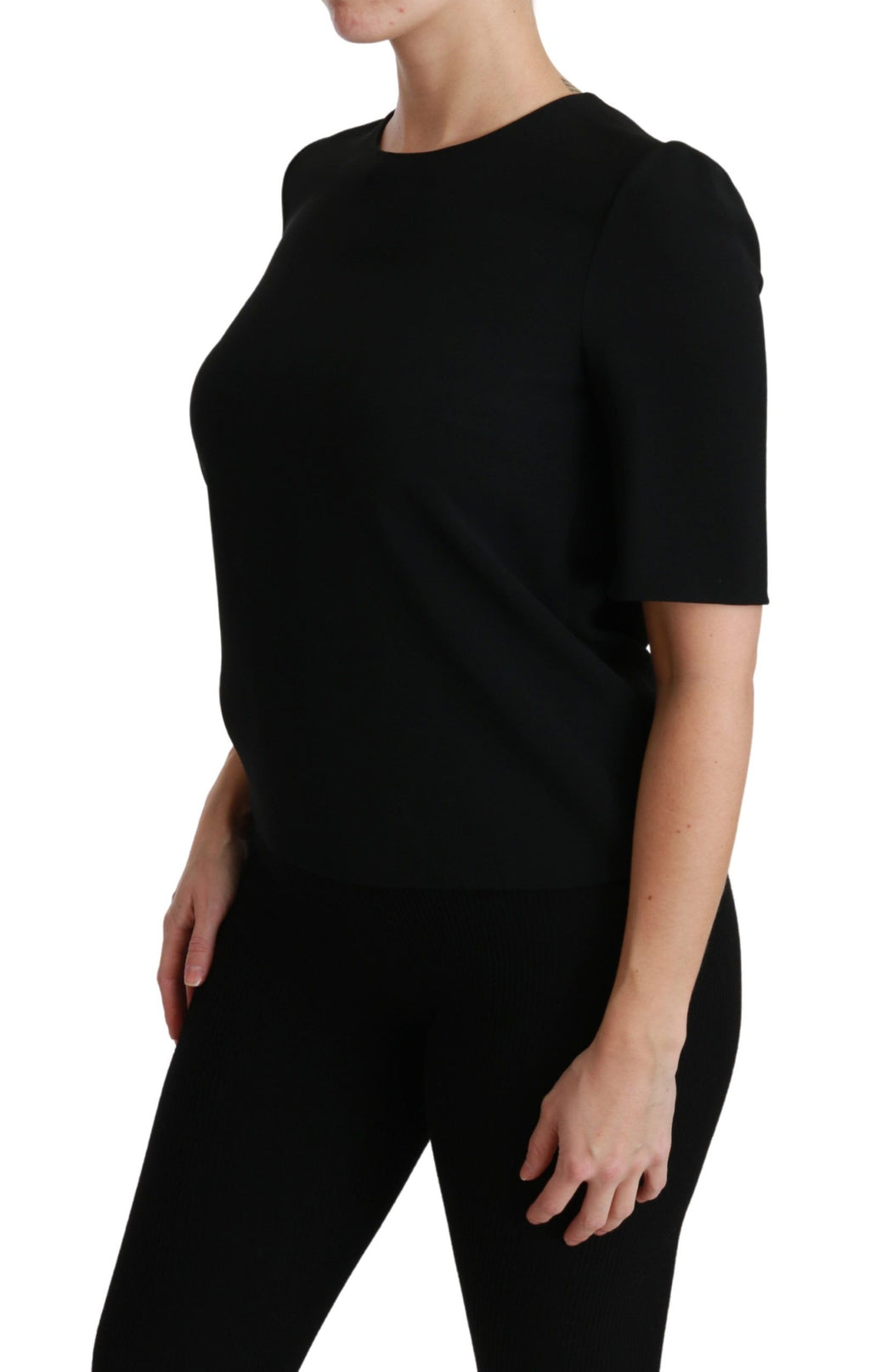 Dolce & Gabbana Black T-Shirt for Women detail view