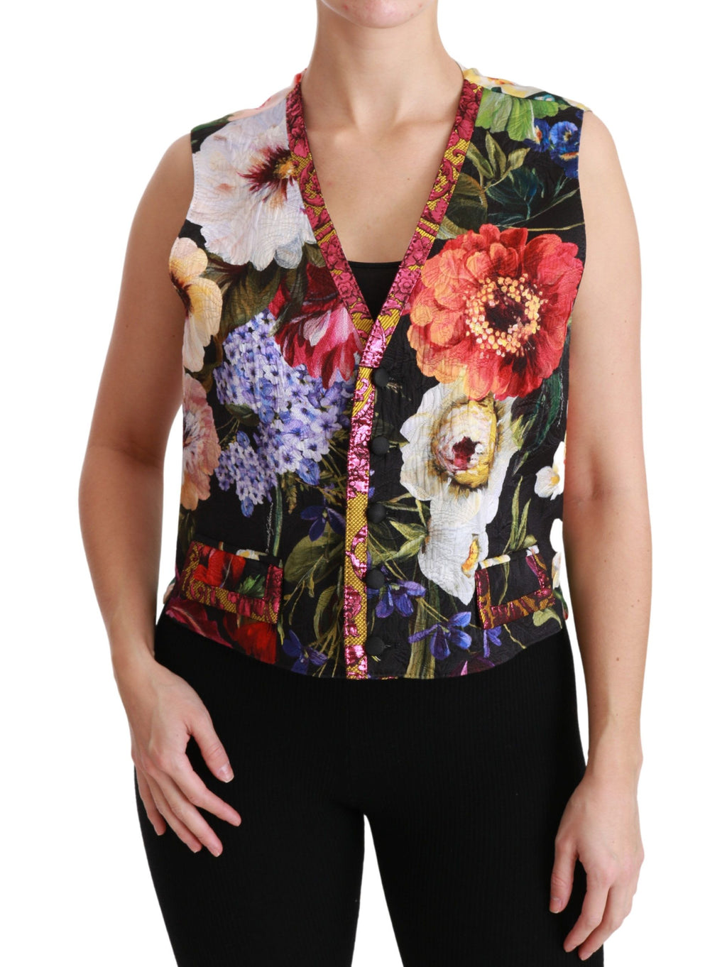 Dolce & Gabbana Multicolor Waistcoats for Women