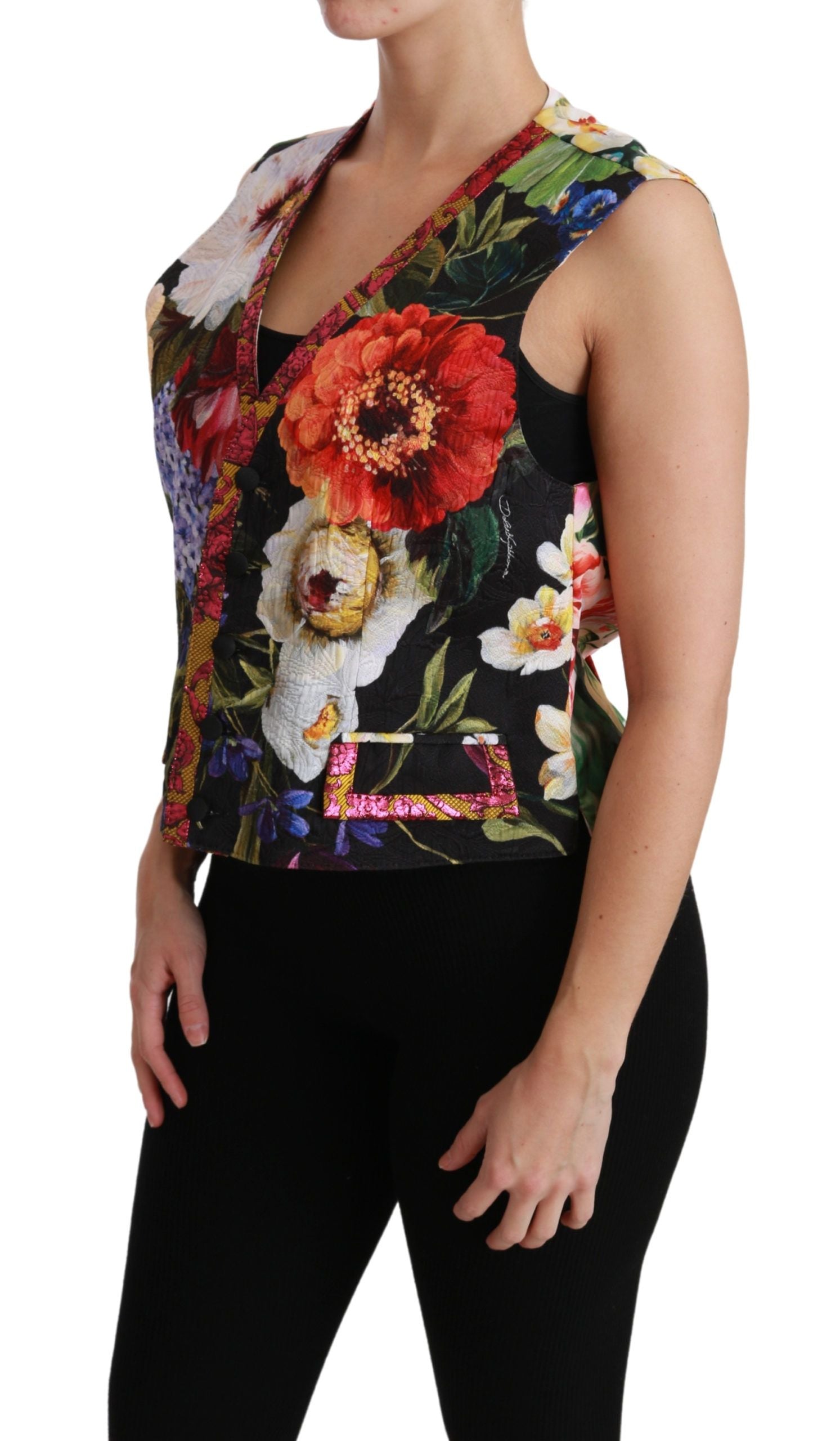 Dolce & Gabbana Multicolor Waistcoats for Women detail view