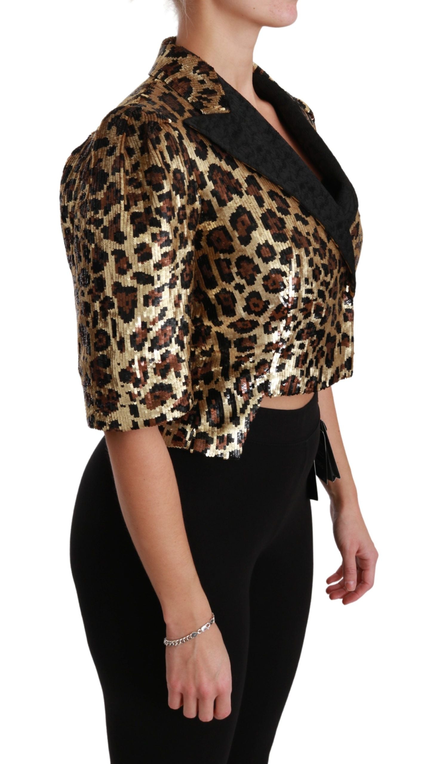Dolce & Gabbana Gold Blazer for Women alternate view
