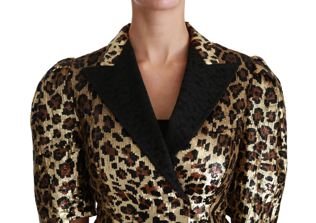 Dolce & Gabbana Gold Blazer for Women additional view