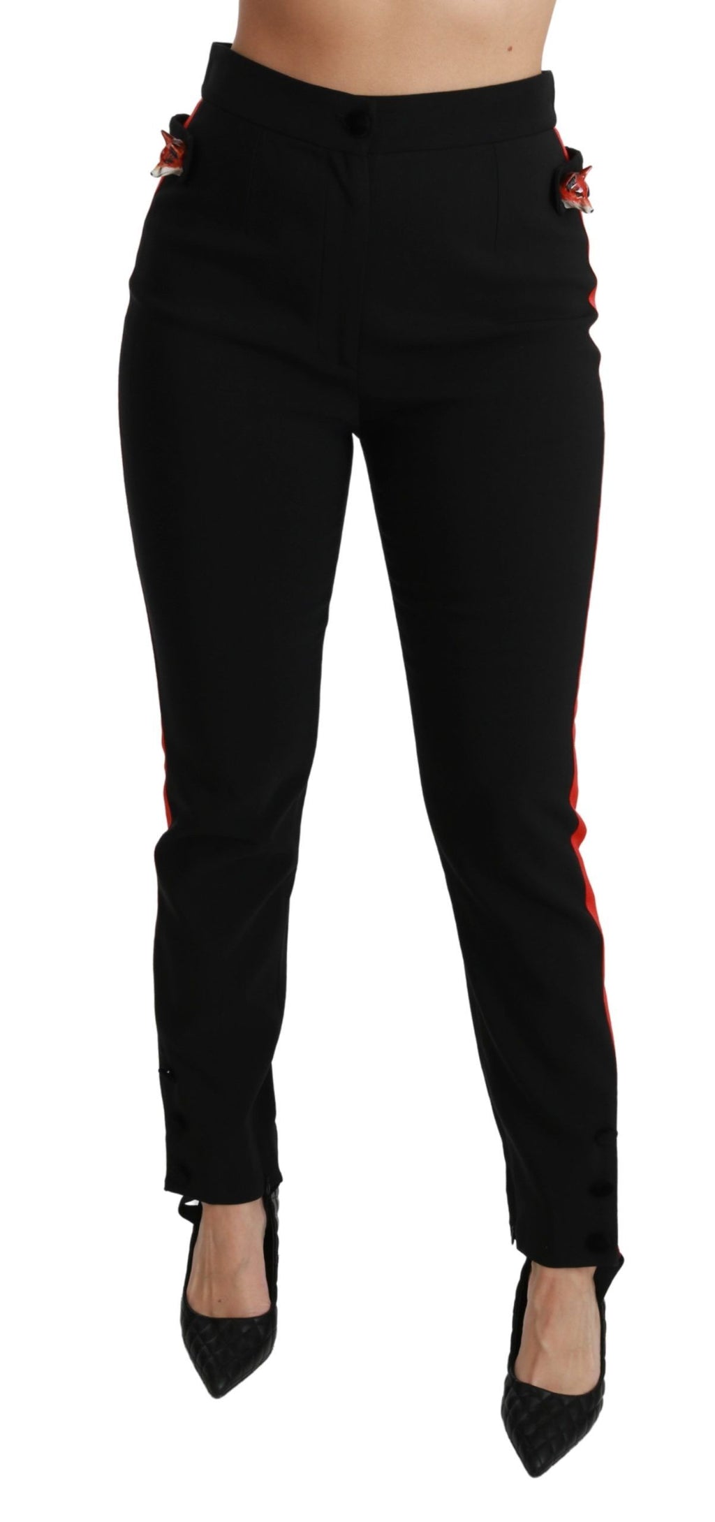 Dolce & Gabbana Black Casual Pants for Women