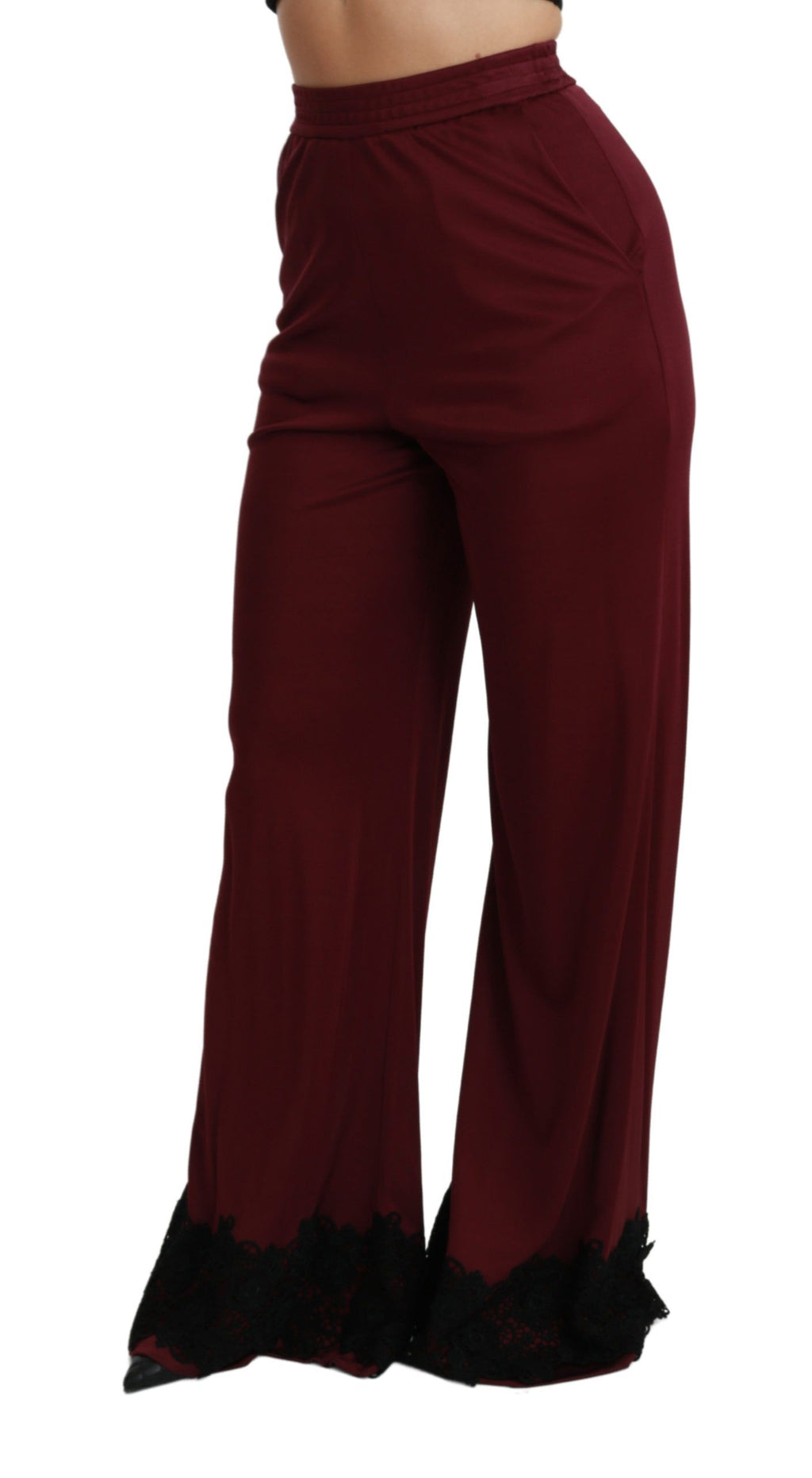 Dolce & Gabbana Red Flared Pants for Women additional view