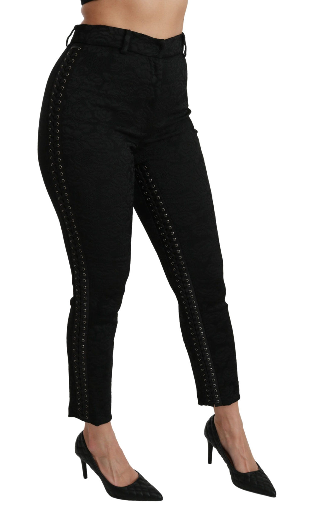 Dolce & Gabbana Black Casual Pants for Women detail view