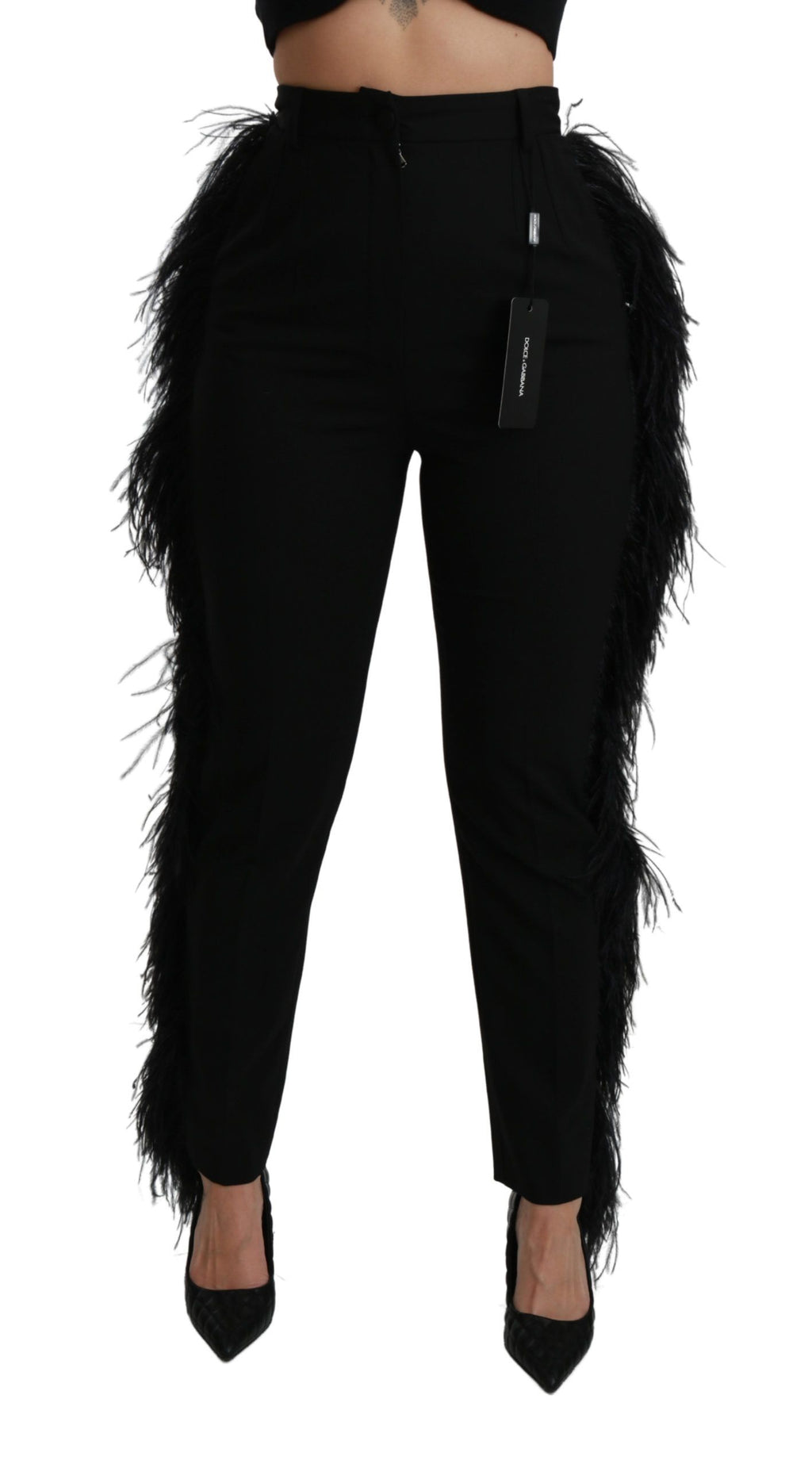 Dolce & Gabbana Black Casual Pants for Women
