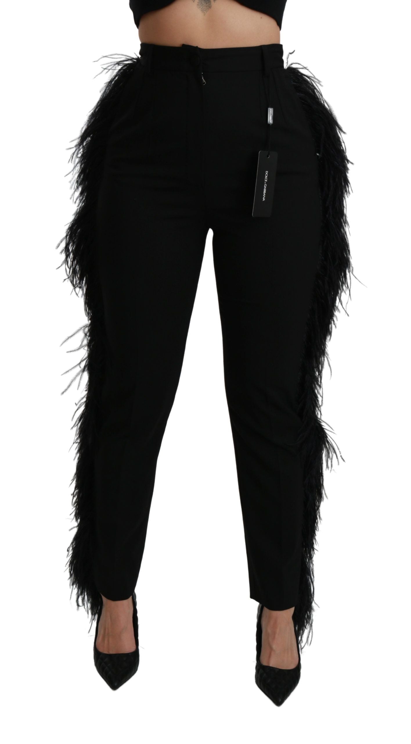 Dolce & Gabbana Black Casual Pants for Women