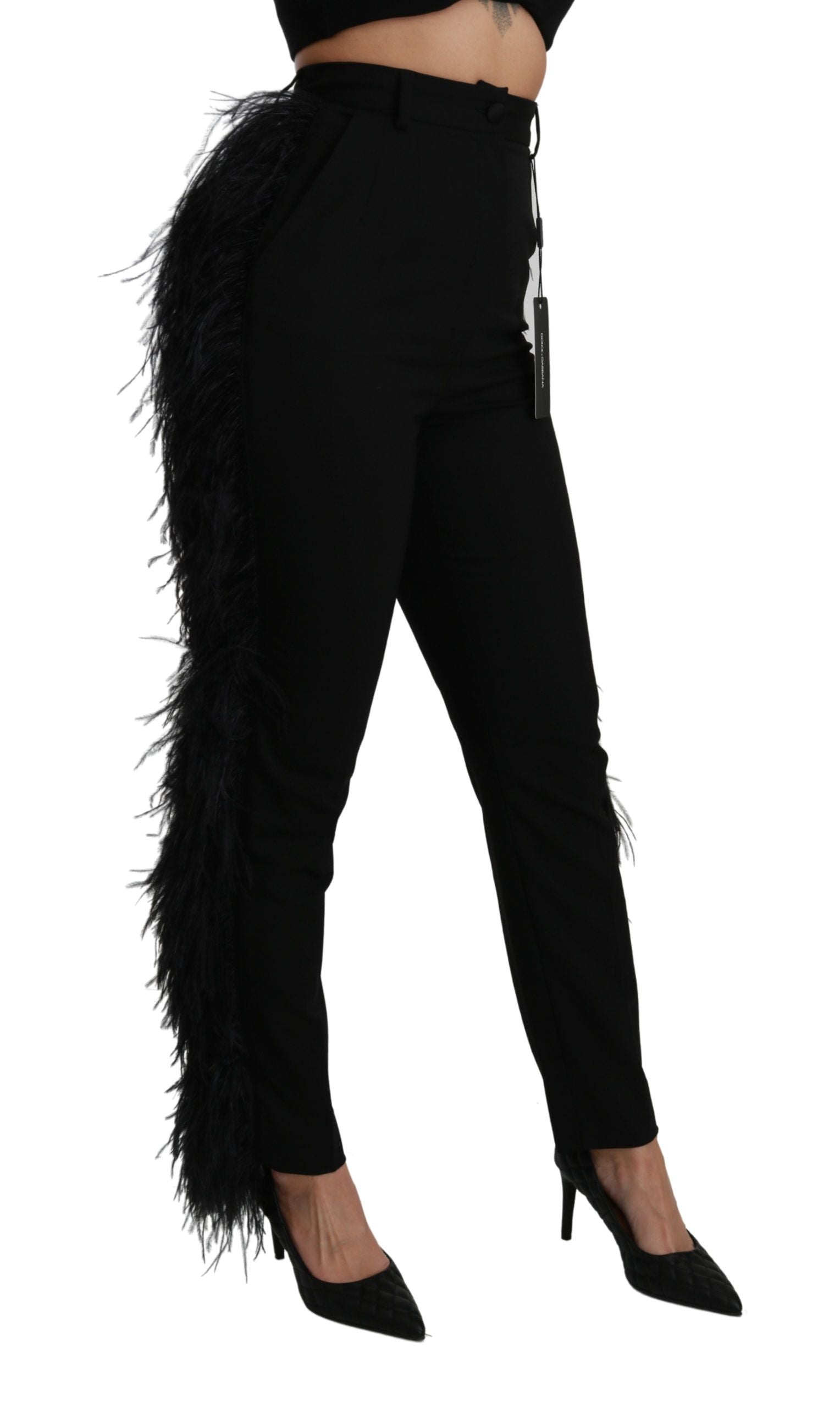 Dolce & Gabbana Black Casual Pants for Women detail view