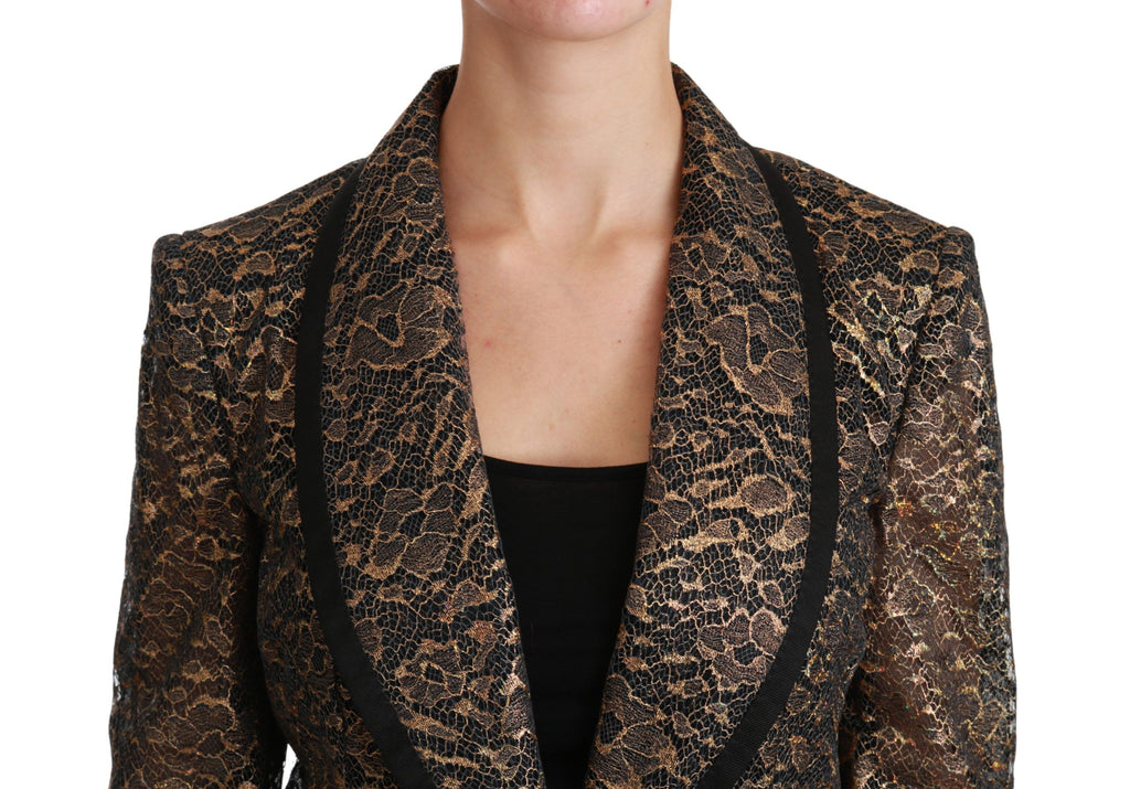 Dolce & Gabbana Gold Blazer for Women additional view