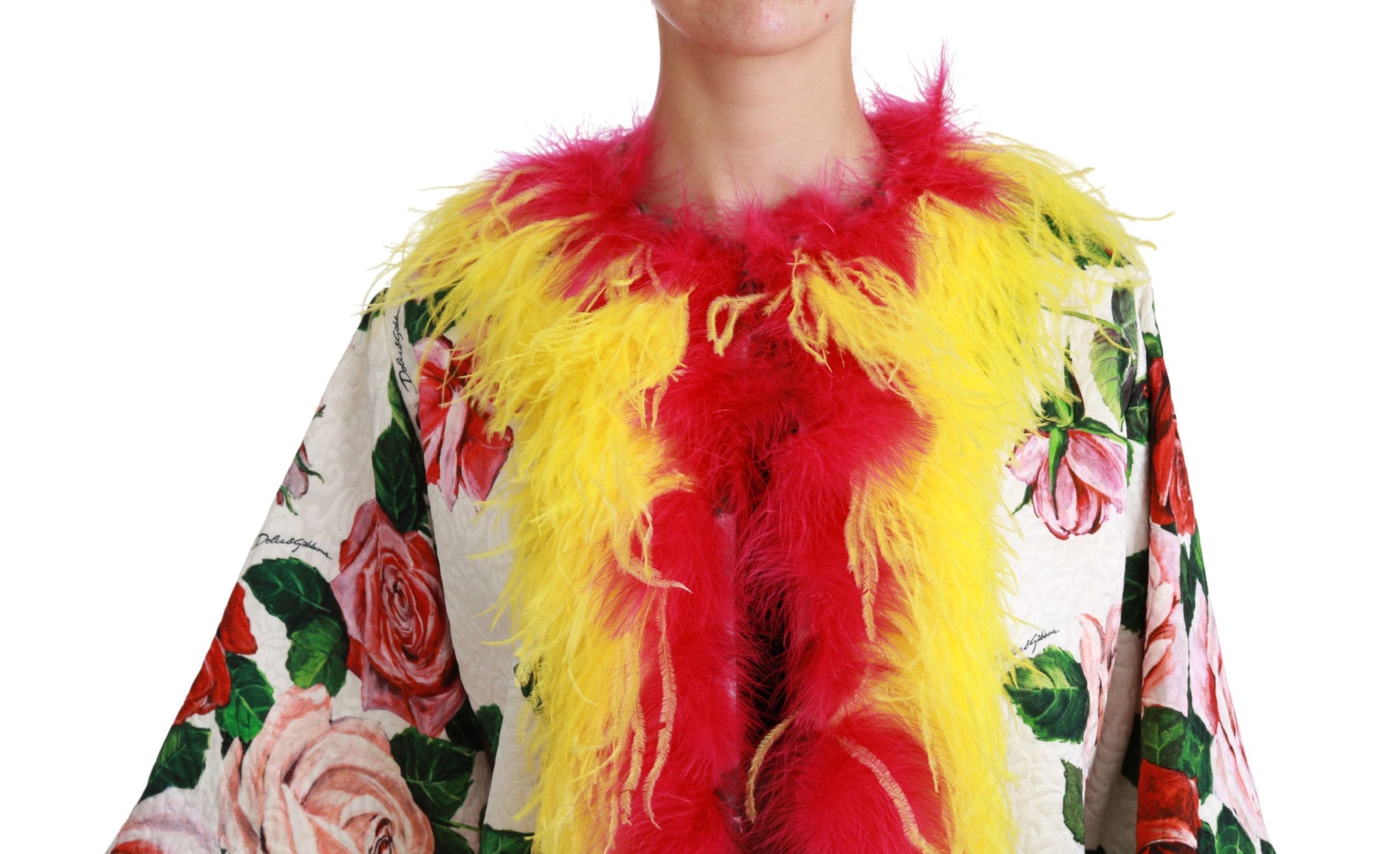 Dolce & Gabbana White Coat for Women additional view
