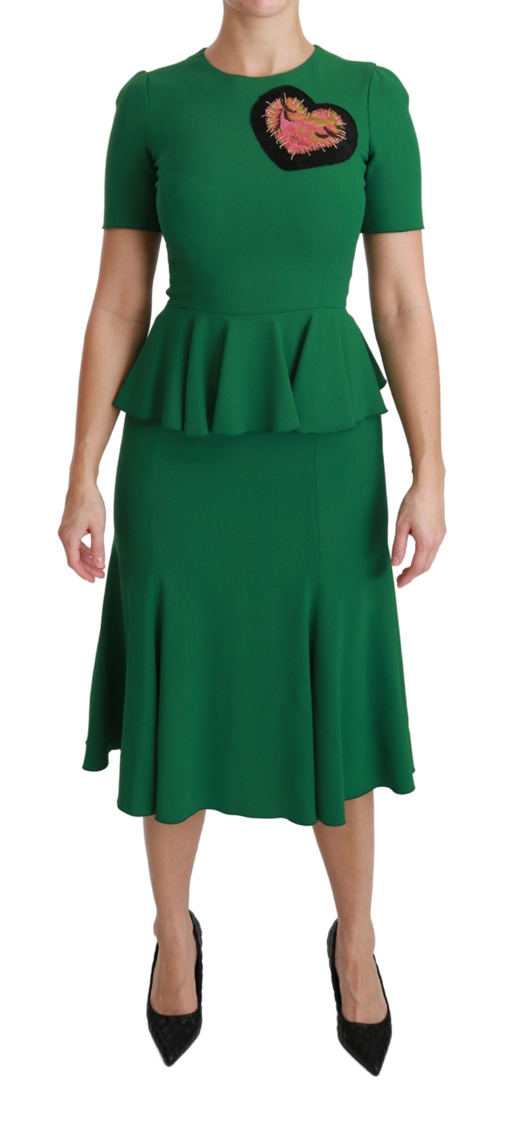 Dolce & Gabbana Green Midi Dress for Women