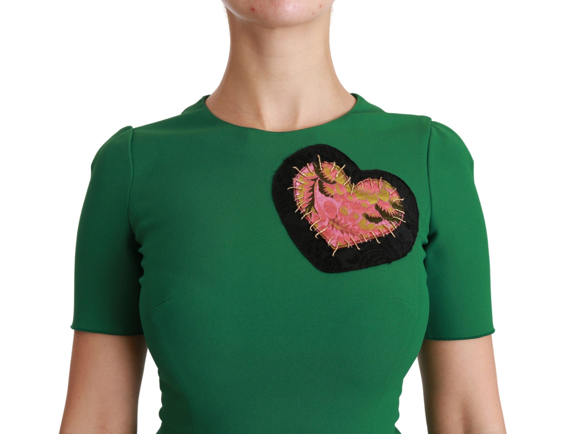 Dolce & Gabbana Green Midi Dress for Women additional view