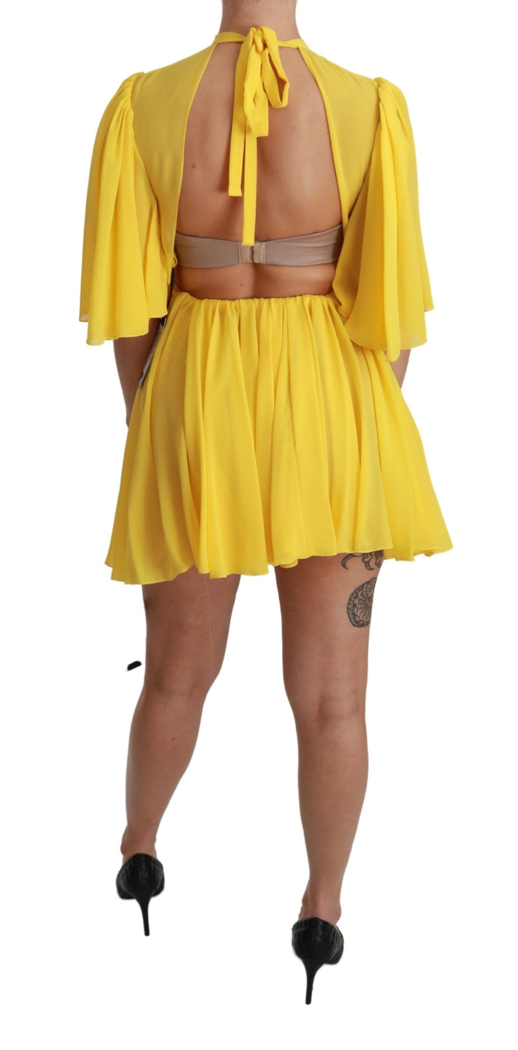 Dolce & Gabbana Yellow Short for Women side view