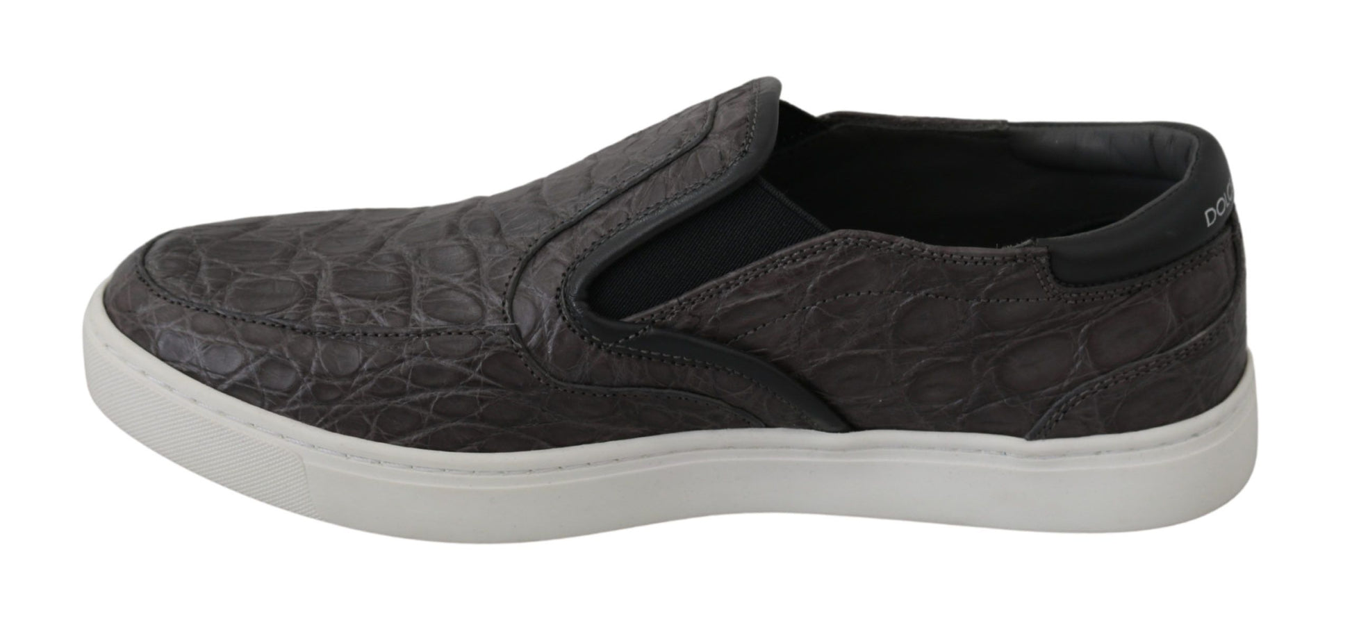 Dolce & Gabbana Grey Slip On Loafers for Men additional view