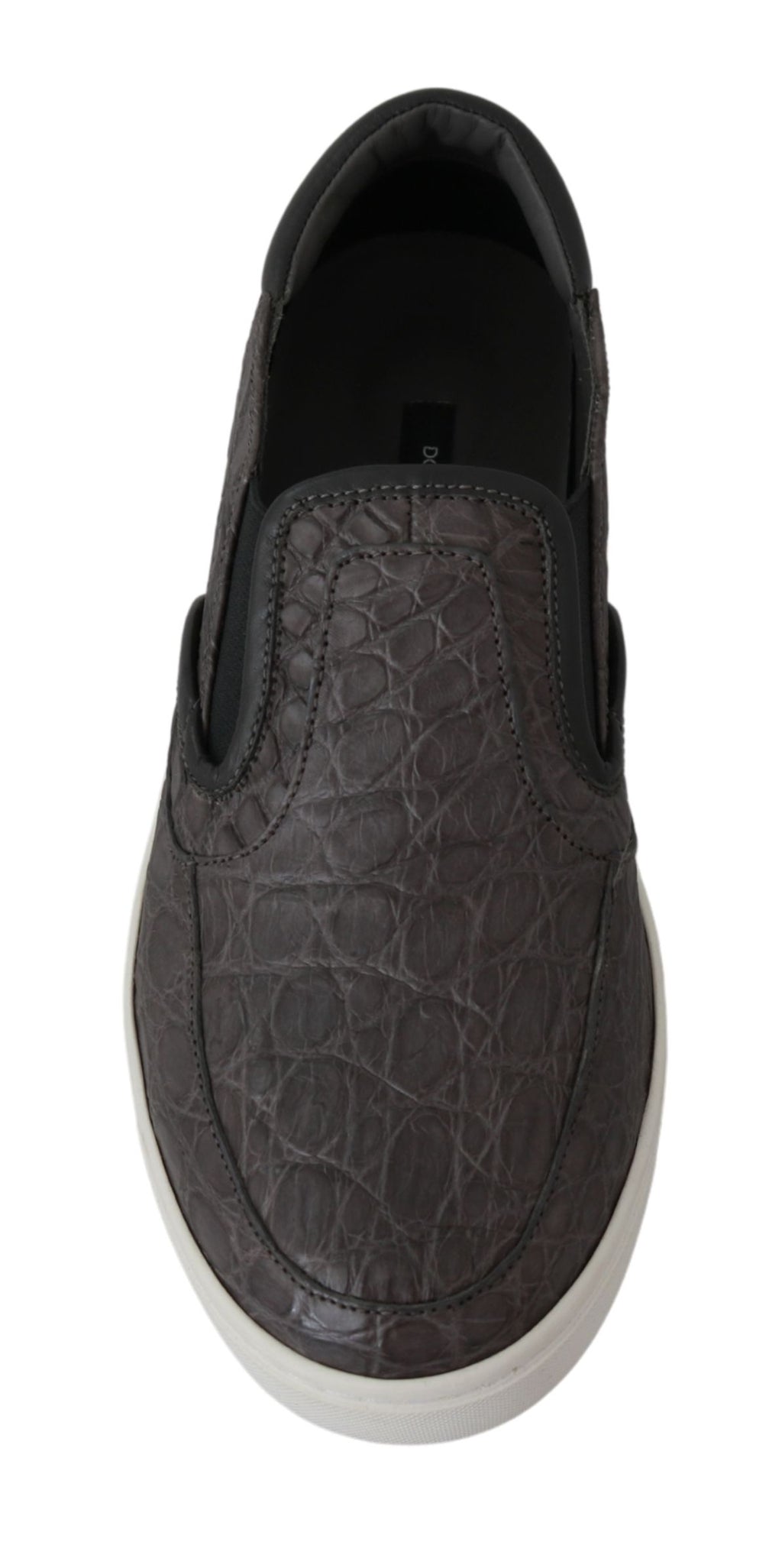 Dolce & Gabbana Grey Slip On Loafers for Men additional view