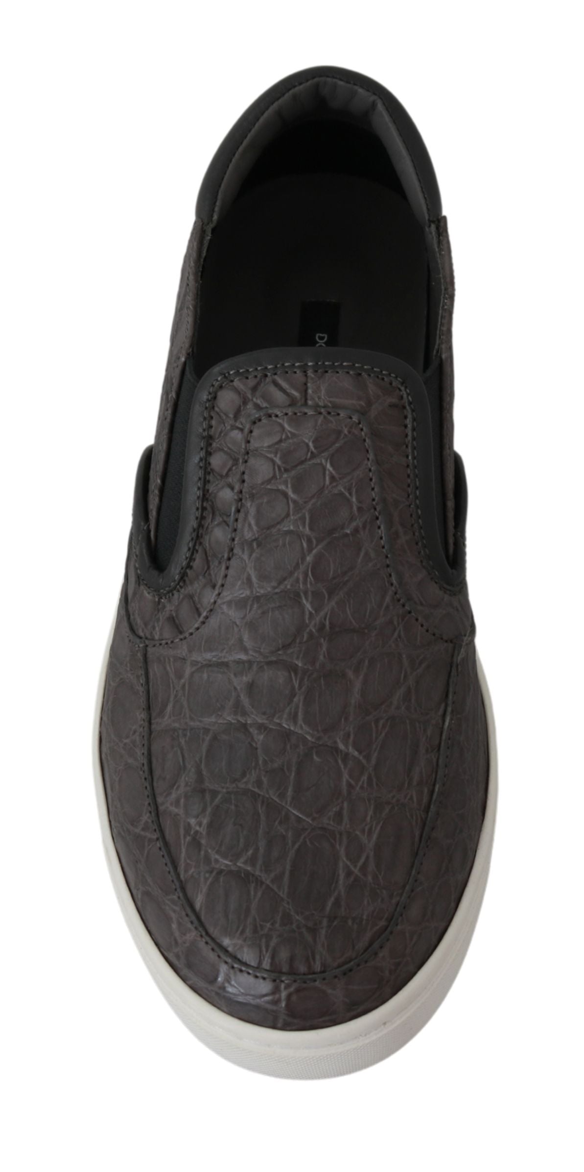 Dolce & Gabbana Grey Slip On Loafers for Men additional view