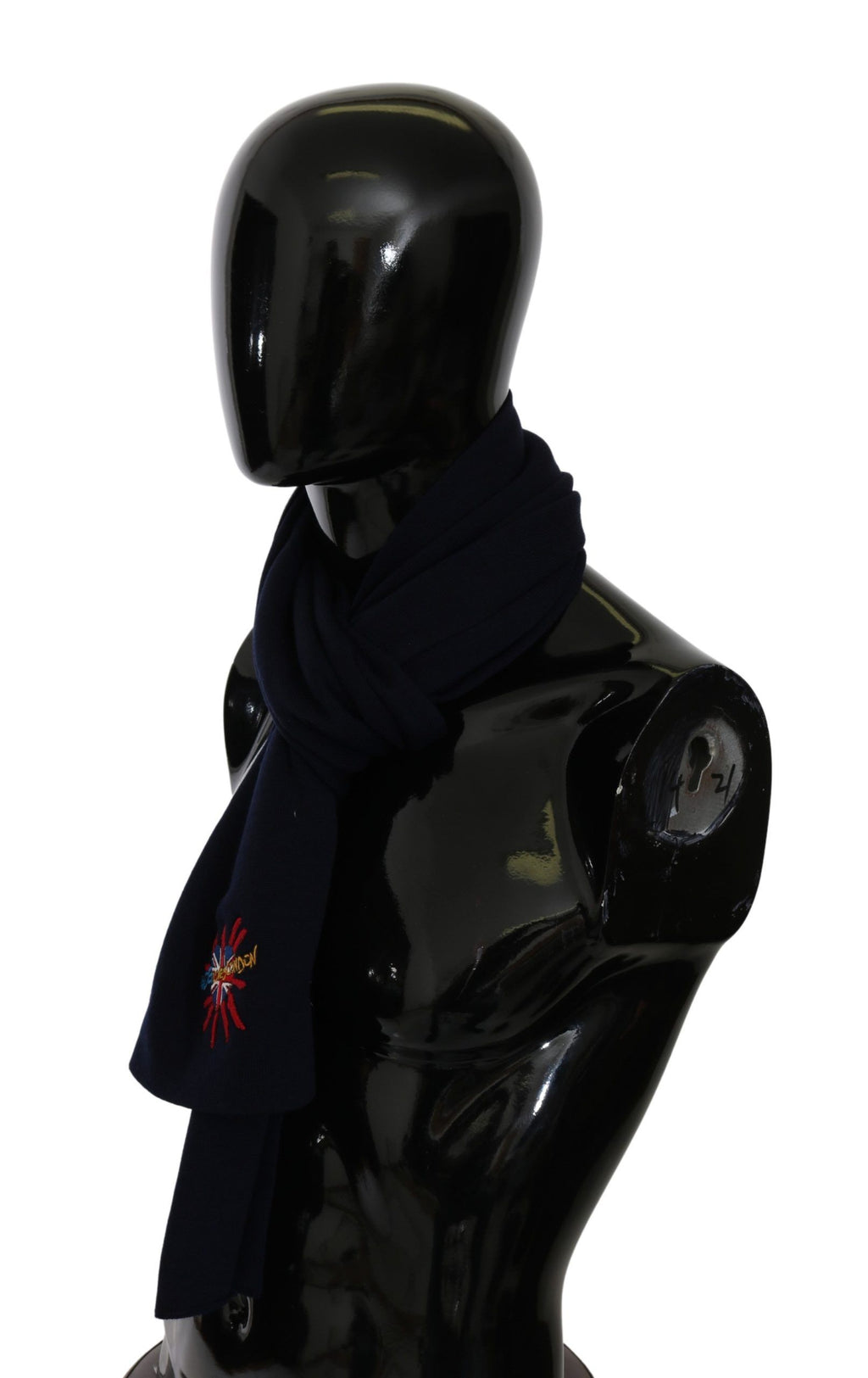 Dolce & Gabbana Blue Scarf for Men side view
