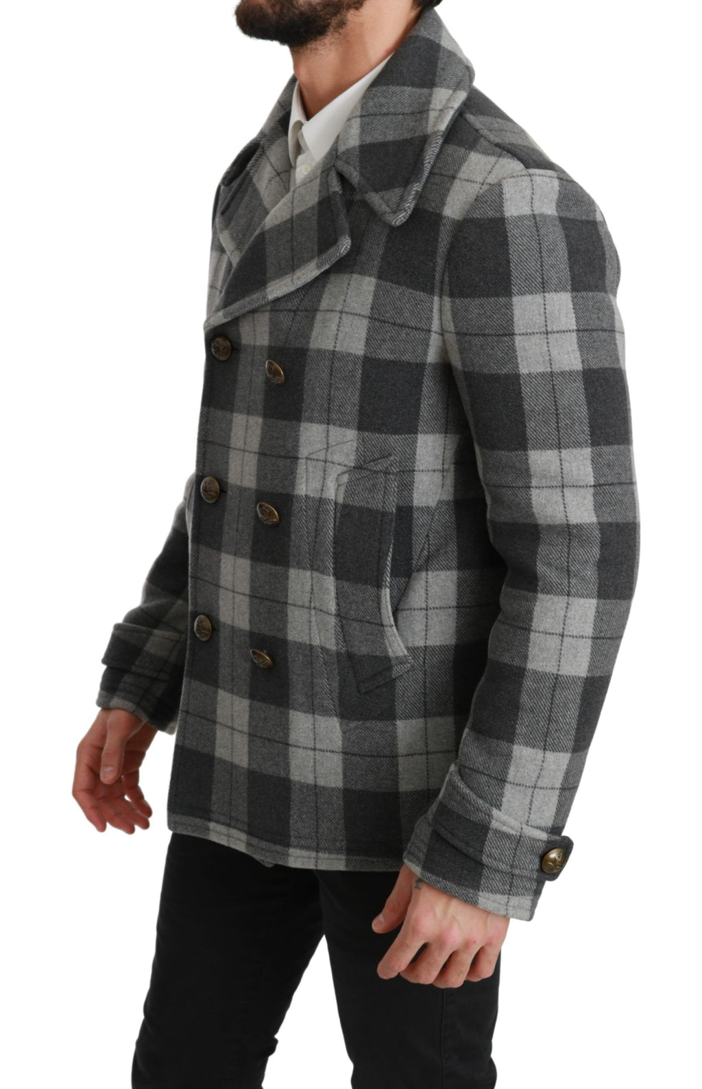 Dolce & Gabbana Grey Blazer for Men detail view
