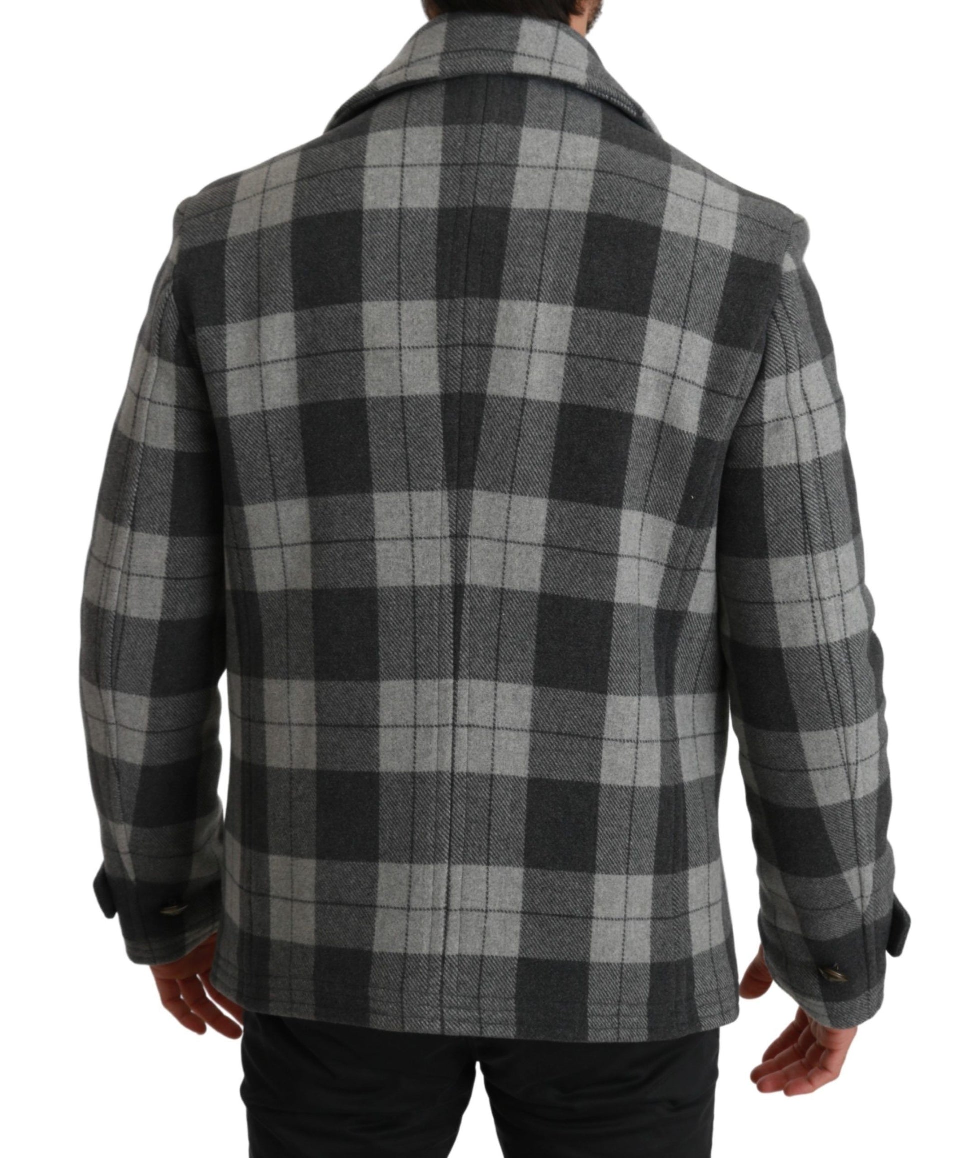 Dolce & Gabbana Grey Blazer for Men side view