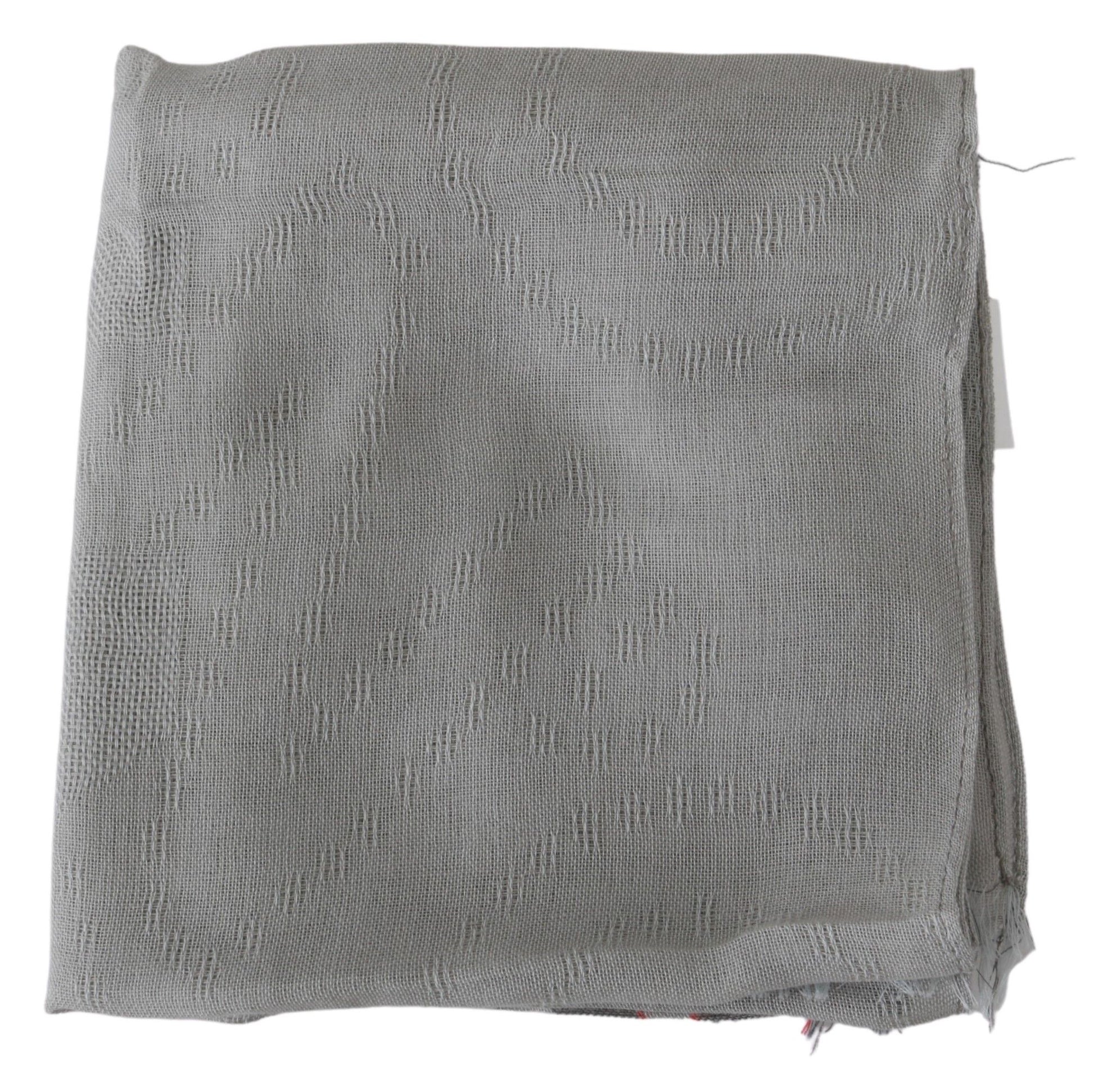Costume National Grey Scarf for Men side view