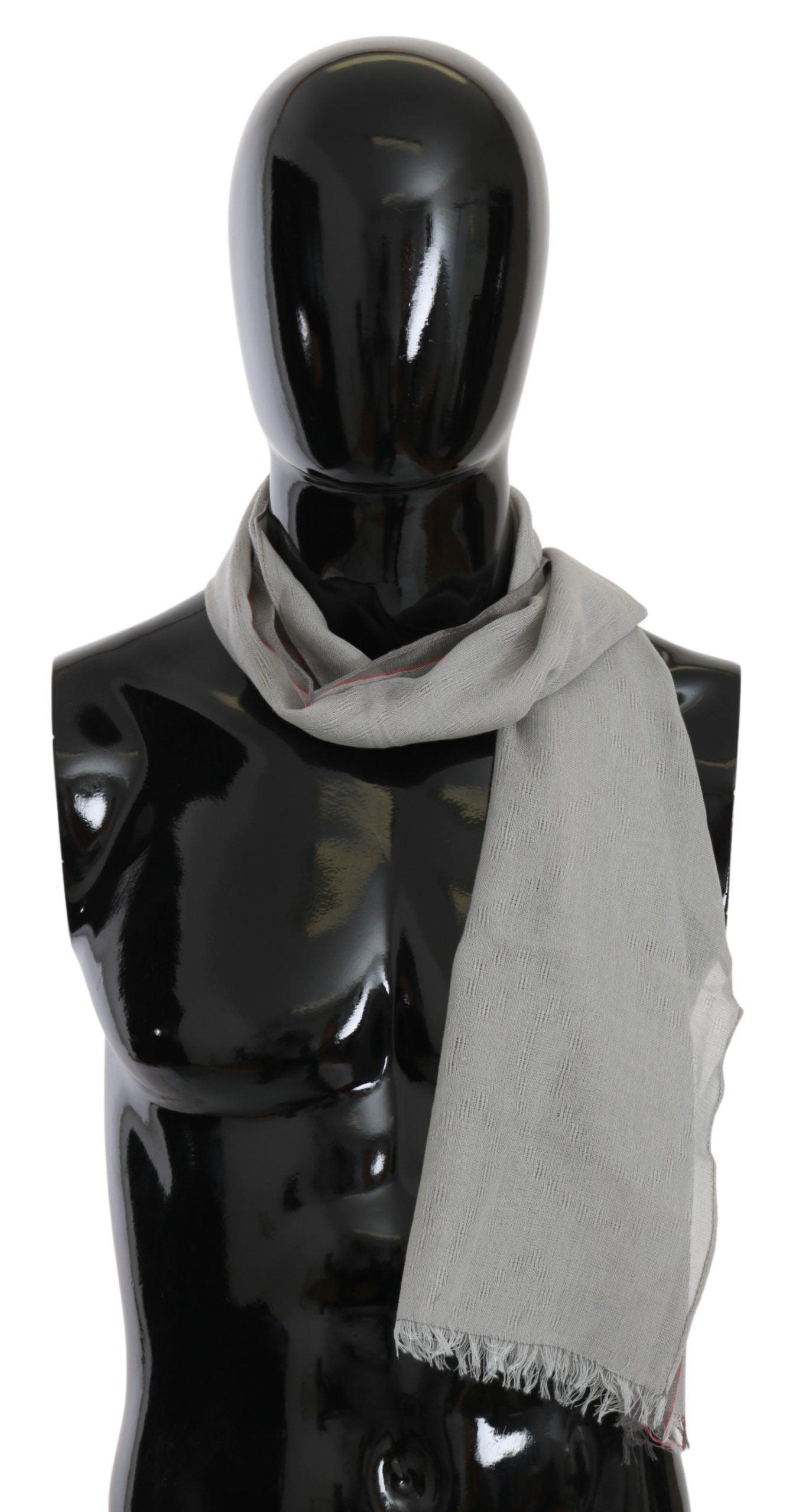 Costume National Grey Scarf for Men