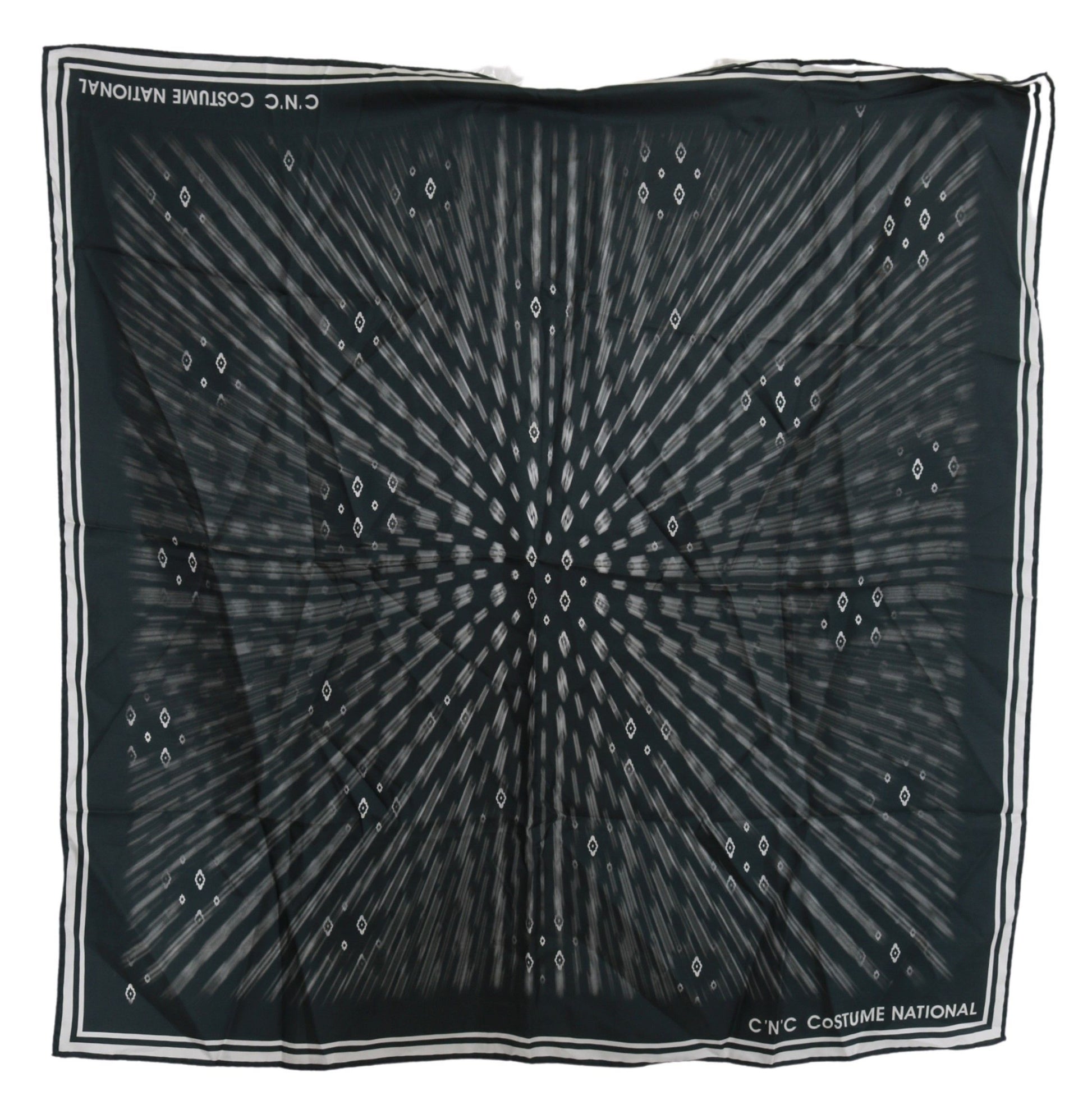 Costume National Blue Scarf for Women detail view