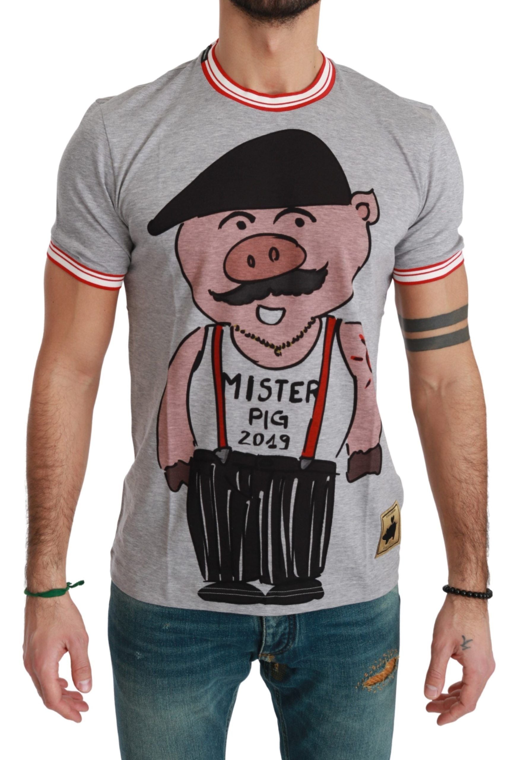 Dolce & Gabbana Grey T-Shirt for Men