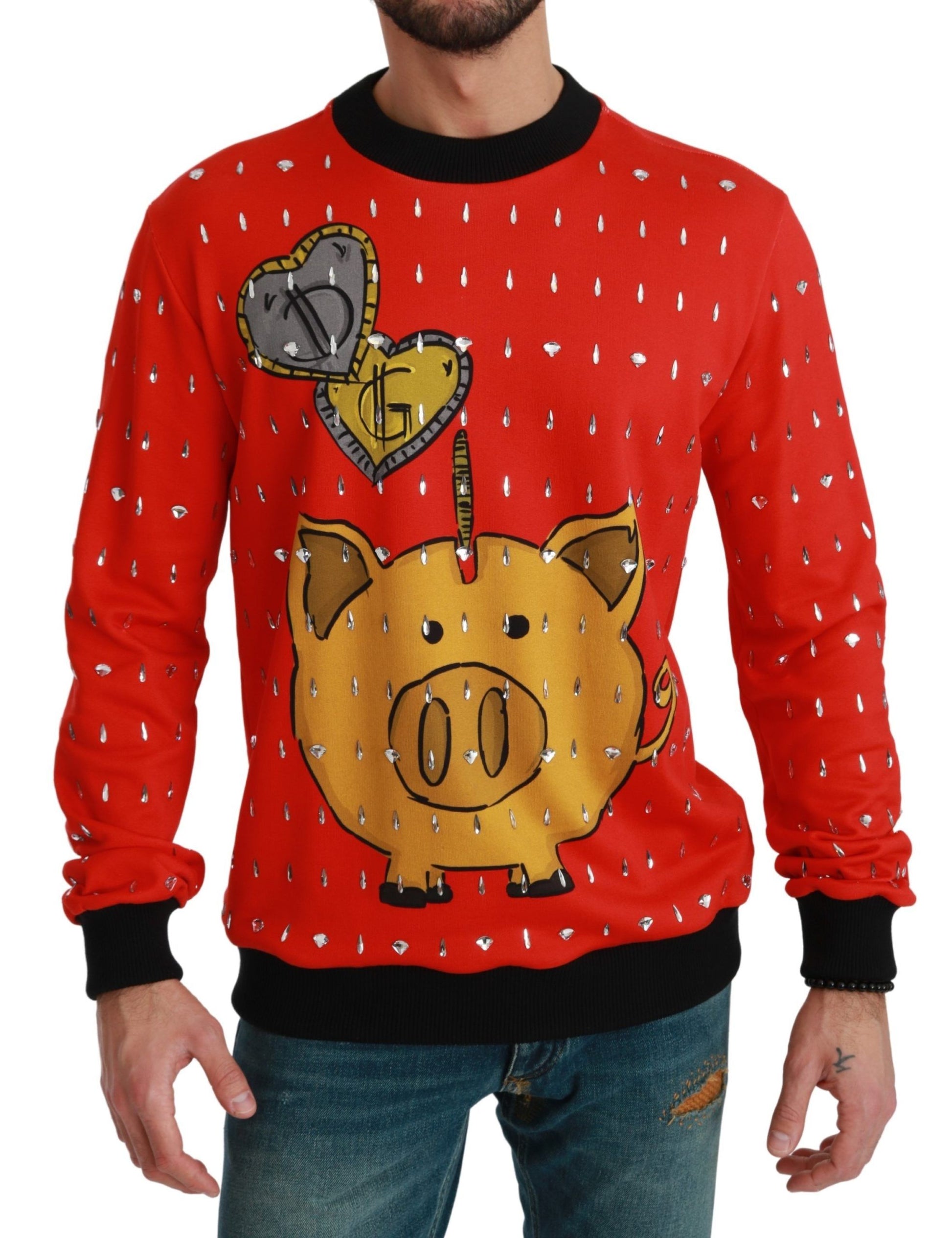 Dolce & Gabbana Red Sweatshirt for Men alternate view