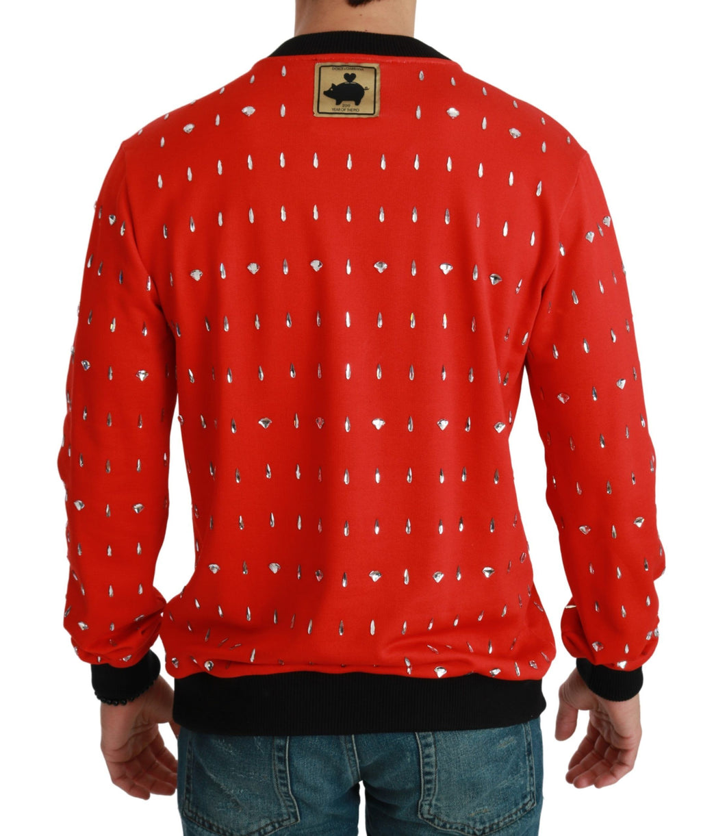 Dolce & Gabbana Red Sweatshirt for Men side view