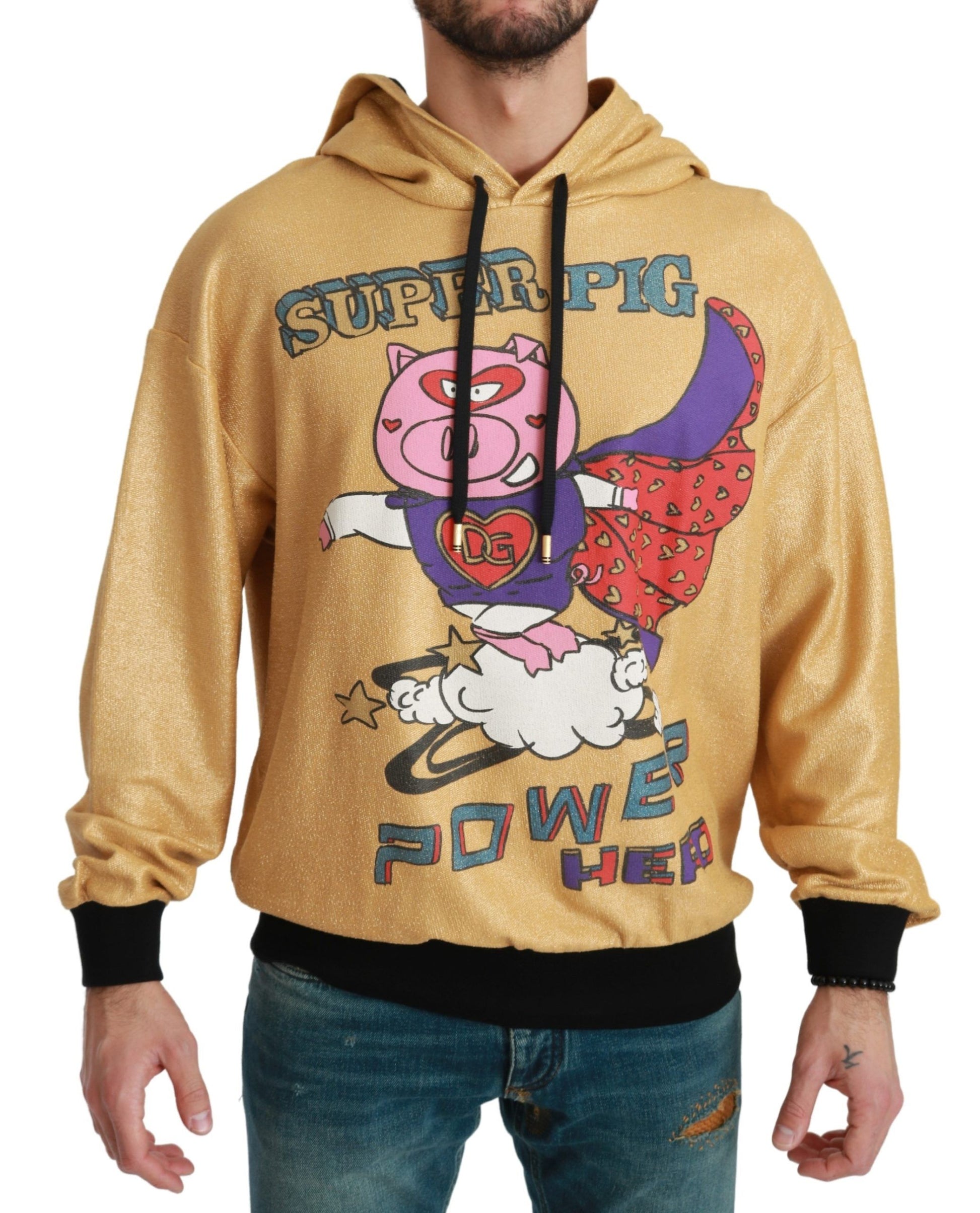 Dolce & Gabbana Gold Hoodie for Men