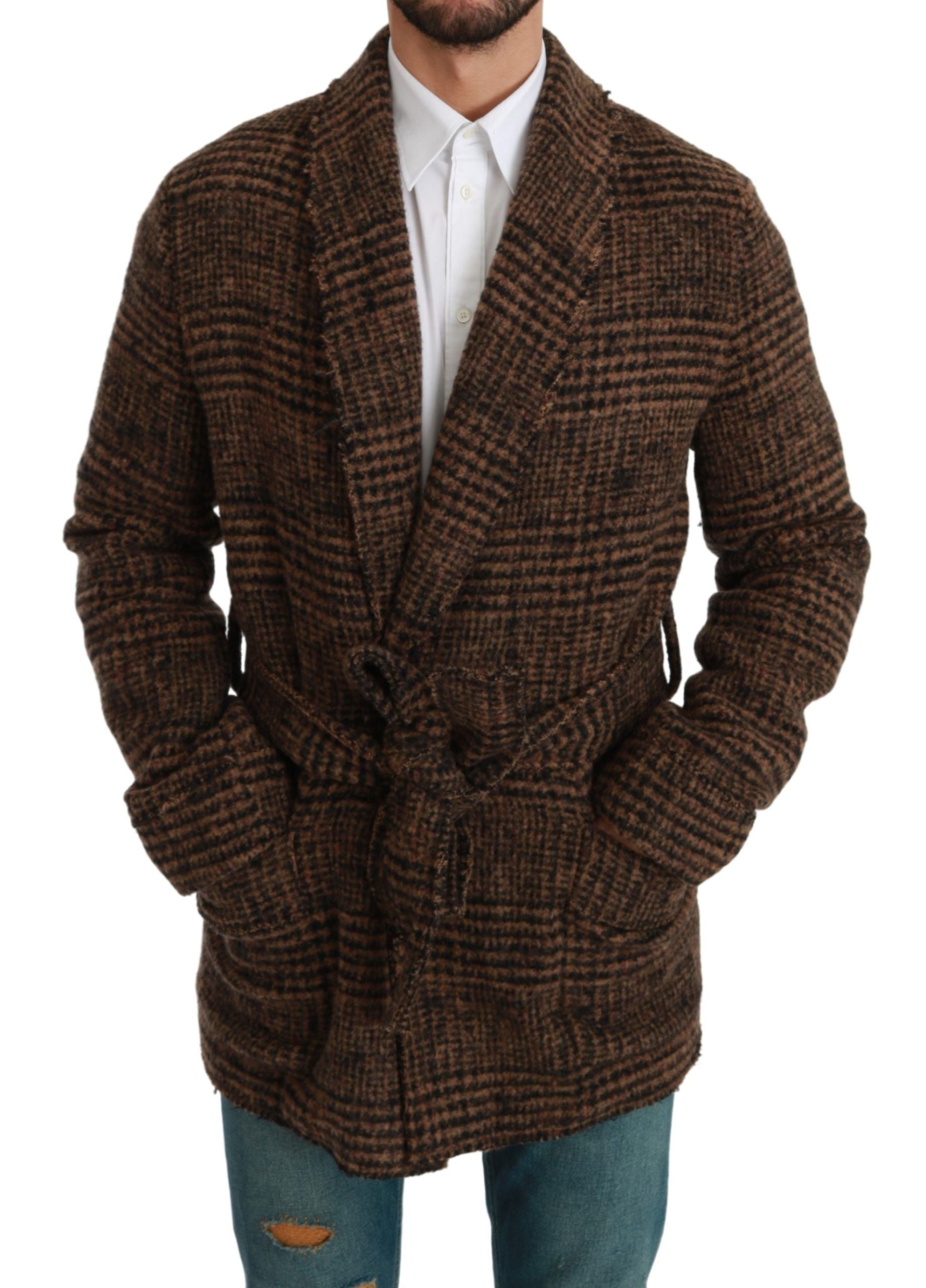 Dolce & Gabbana Brown Coat for Men alternate view