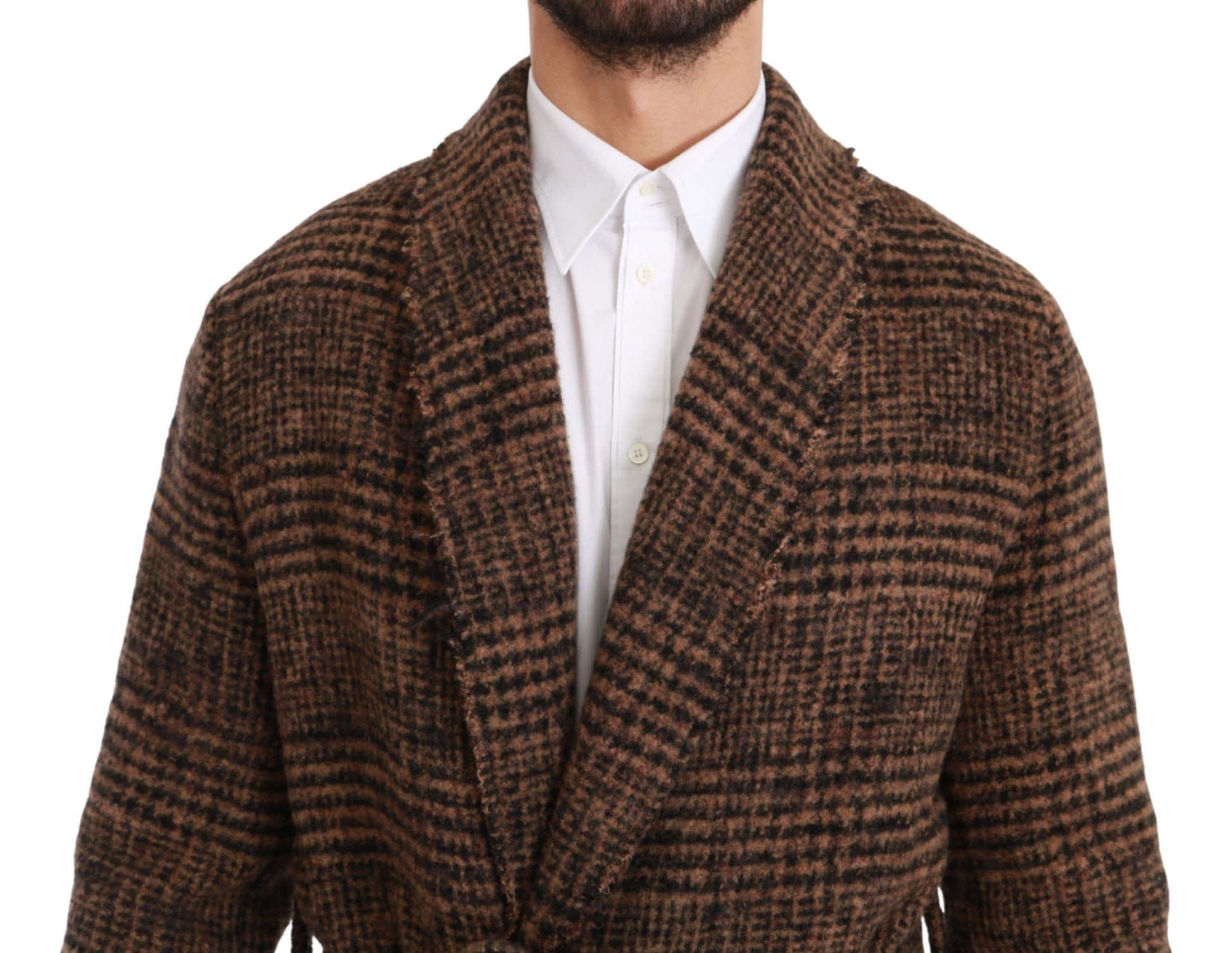 Dolce & Gabbana Brown Coat for Men additional view