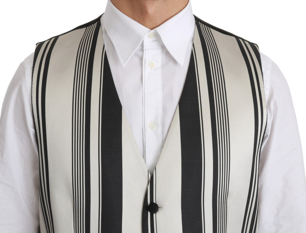 Dolce & Gabbana Black Waistcoats for Men detail view