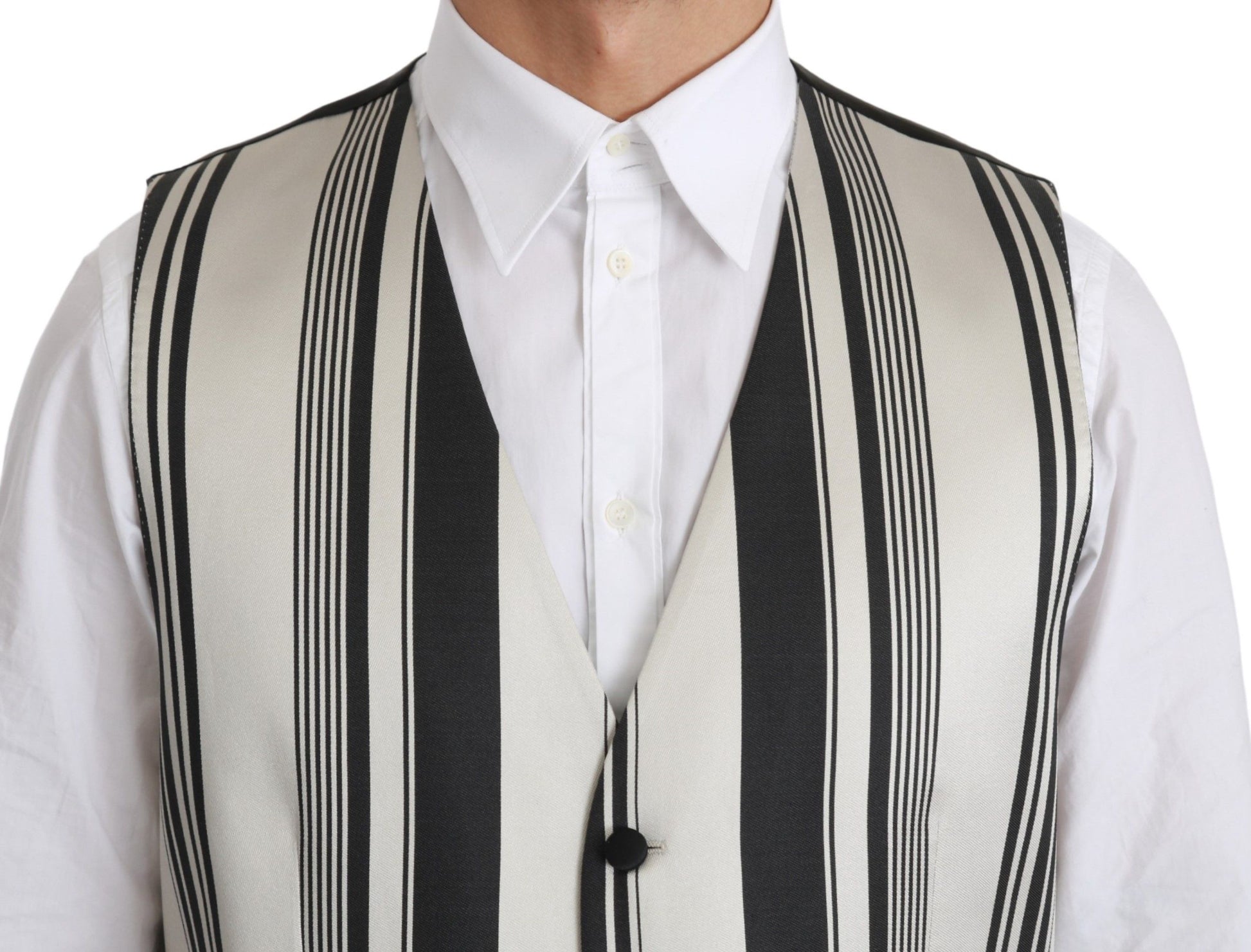Dolce & Gabbana Black Waistcoats for Men detail view