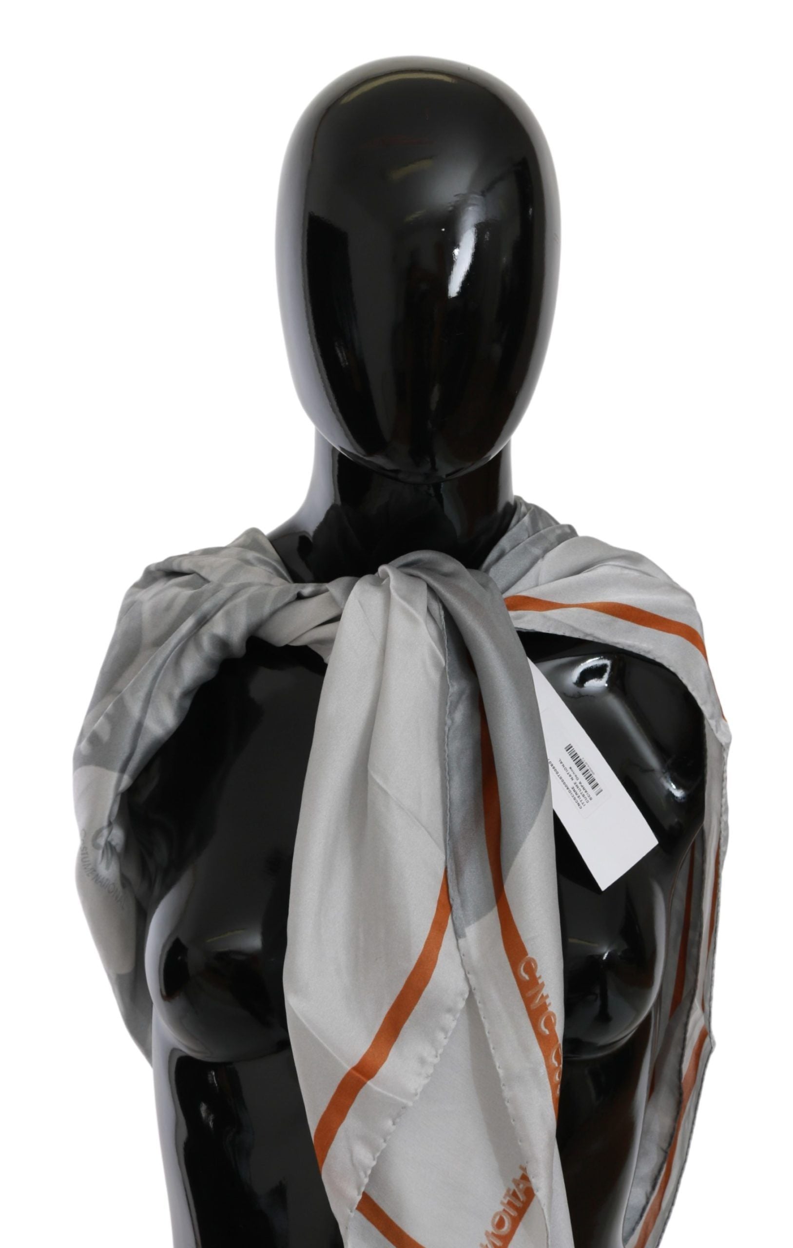 Costume National Grey Scarf for Women