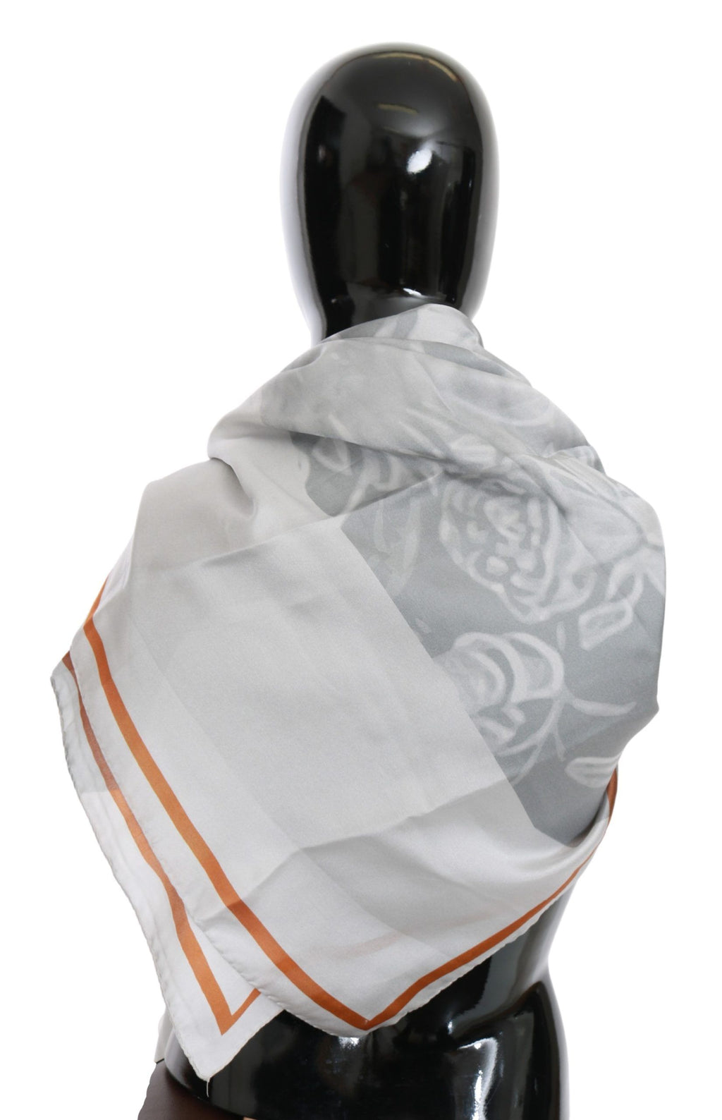 Costume National Grey Scarf for Women detail view