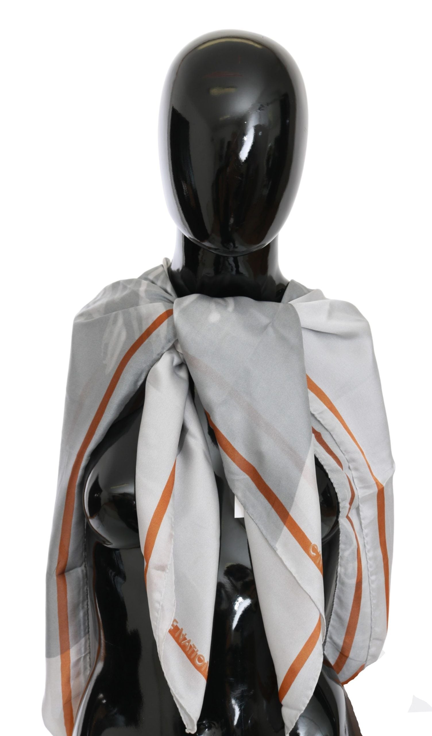 Costume National Grey Scarf for Women additional view
