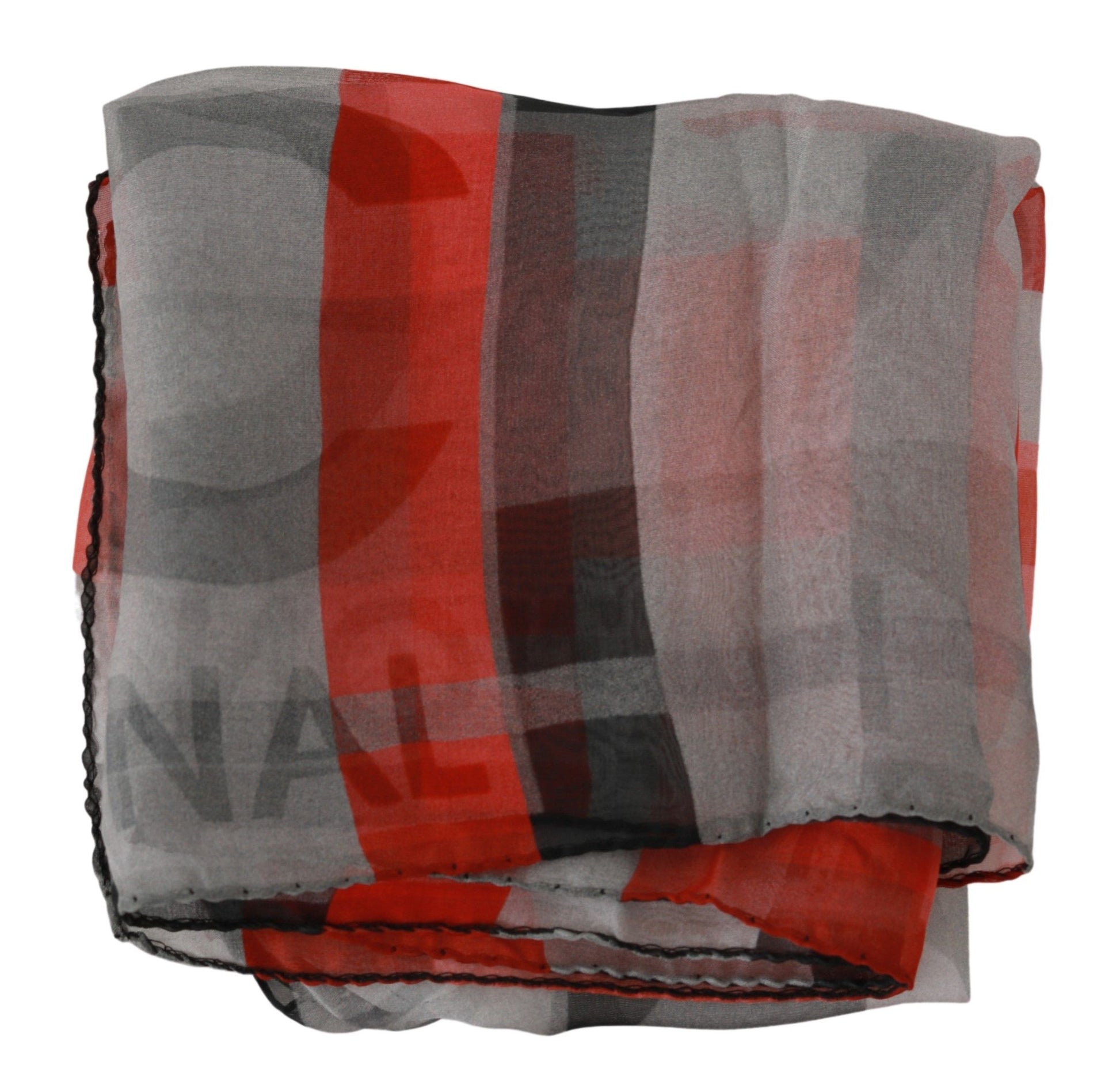 Costume National Grey Scarf for Women side view